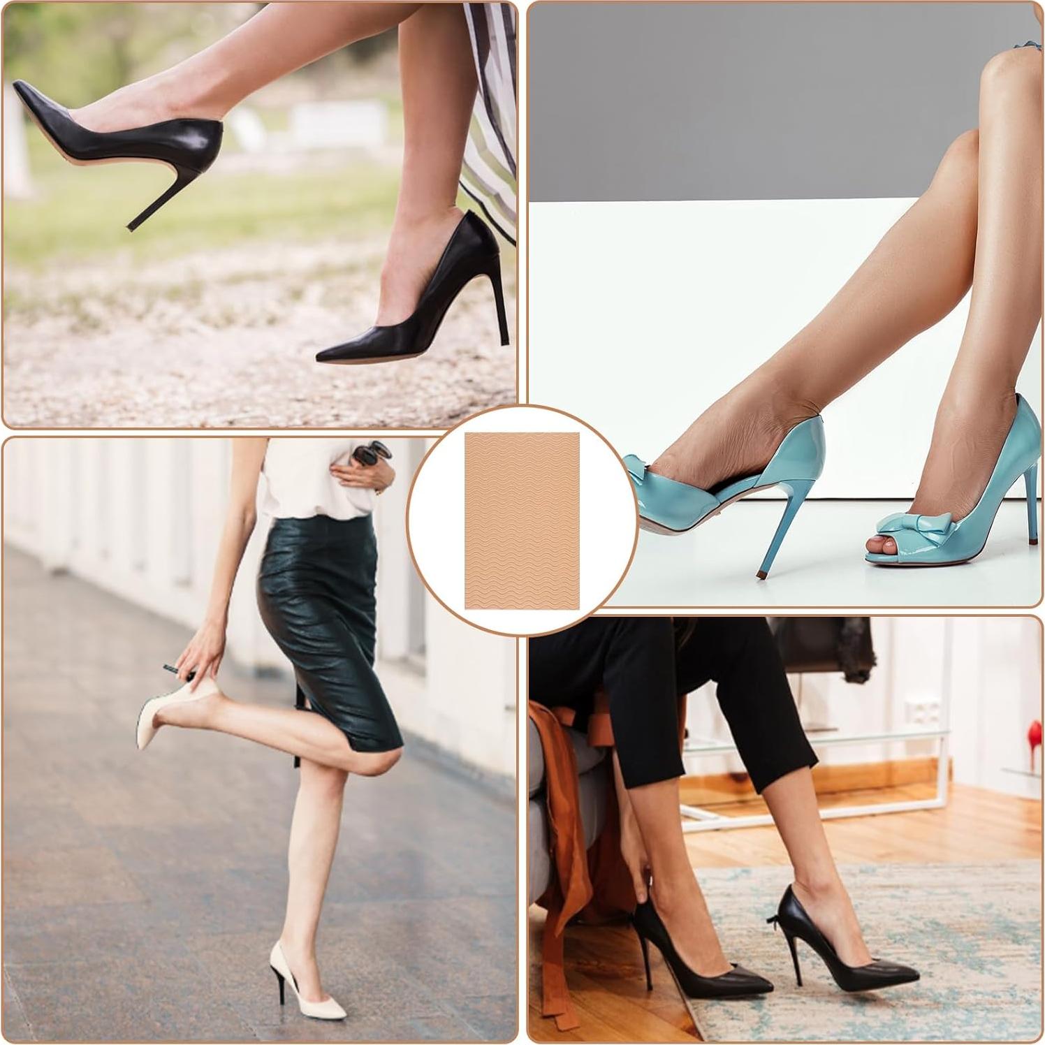 4 Almohadillas Antideslizantes Silicona Marrón ElevateTech