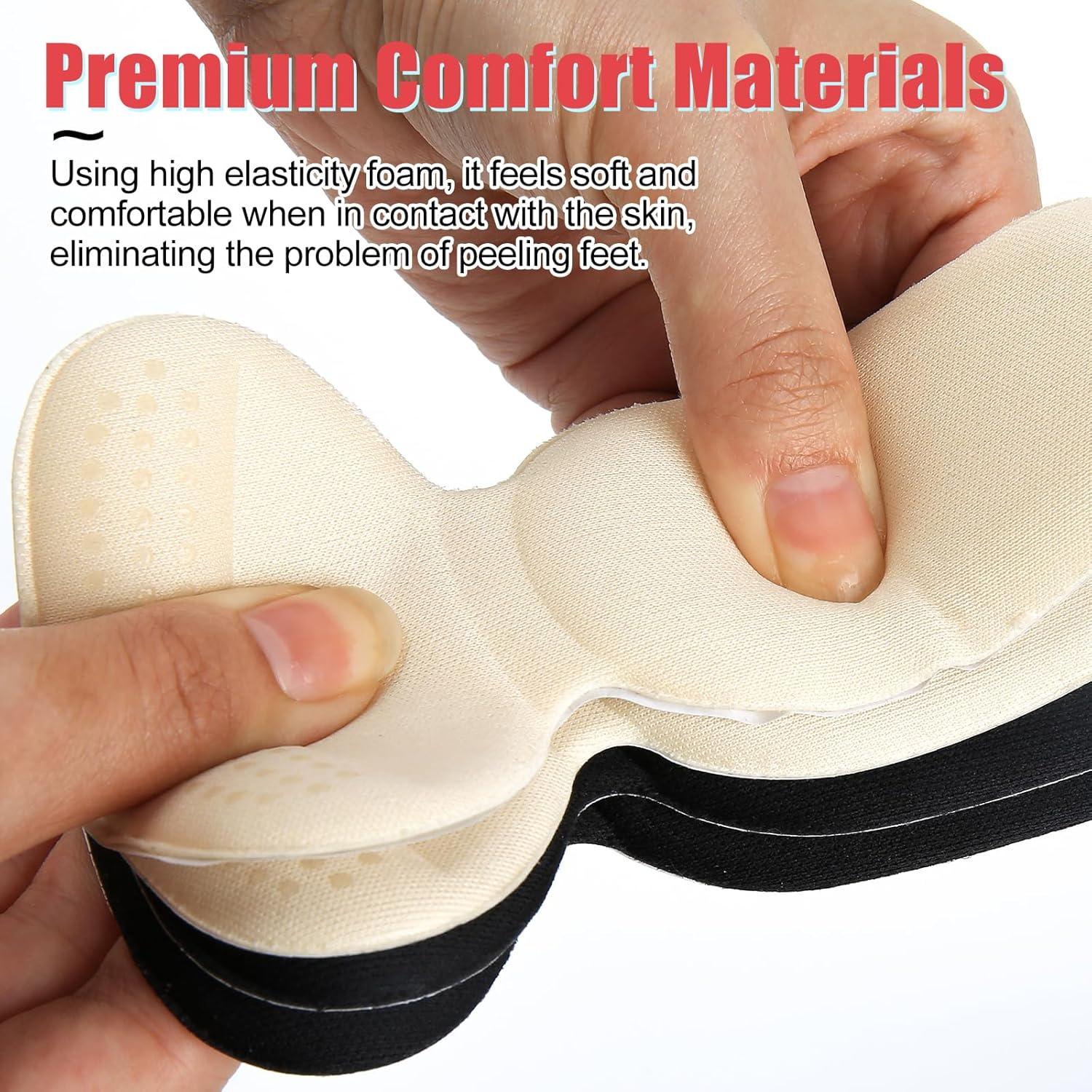 Almohadillas para Talones Phixbear - 4 Pares, Alivio Dolor y Ajuste