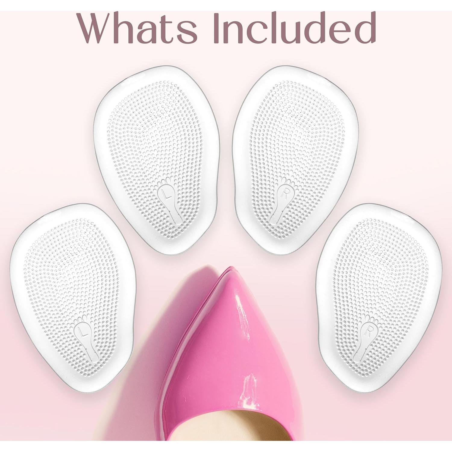 Almohadillas Metatarsales Acolchadas Benoo para Tacones Altos