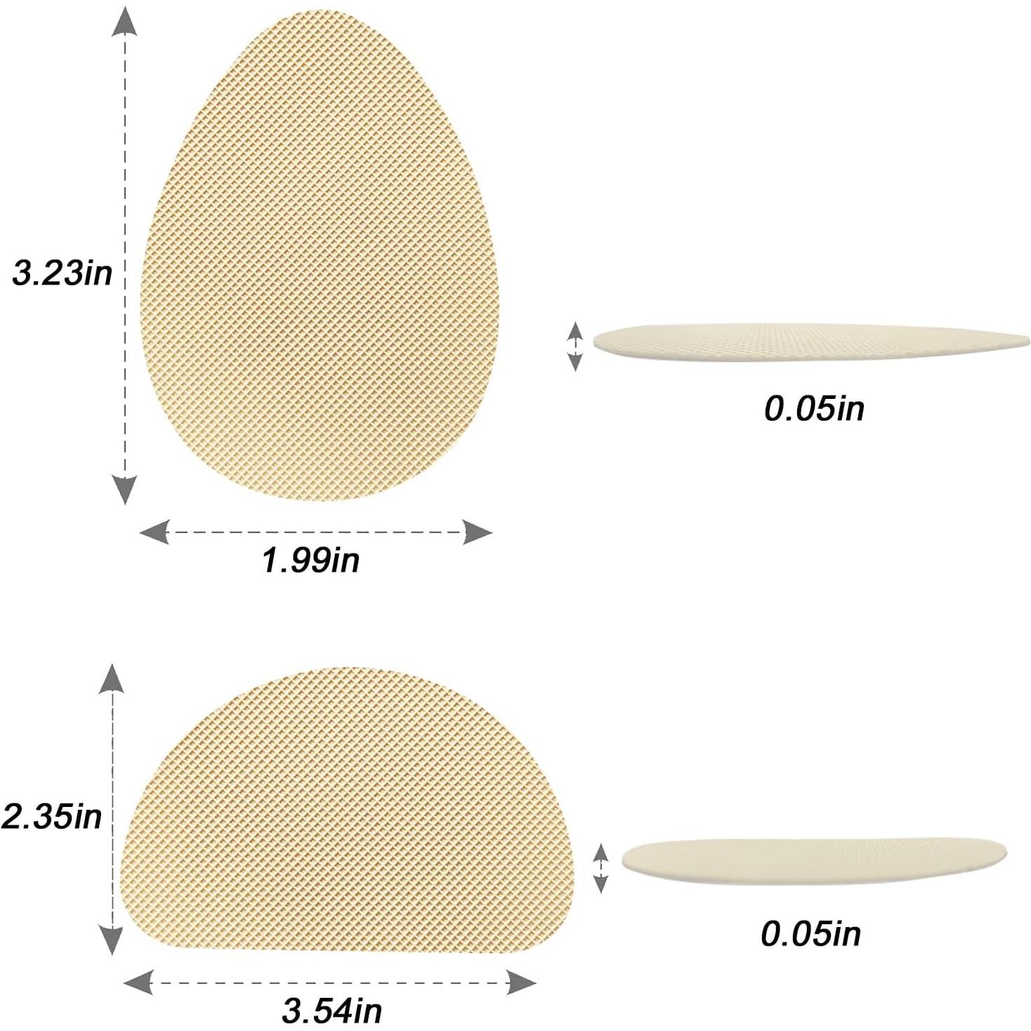Almohadillas Antideslizantes para Zapatos Egowry - 2 Beige