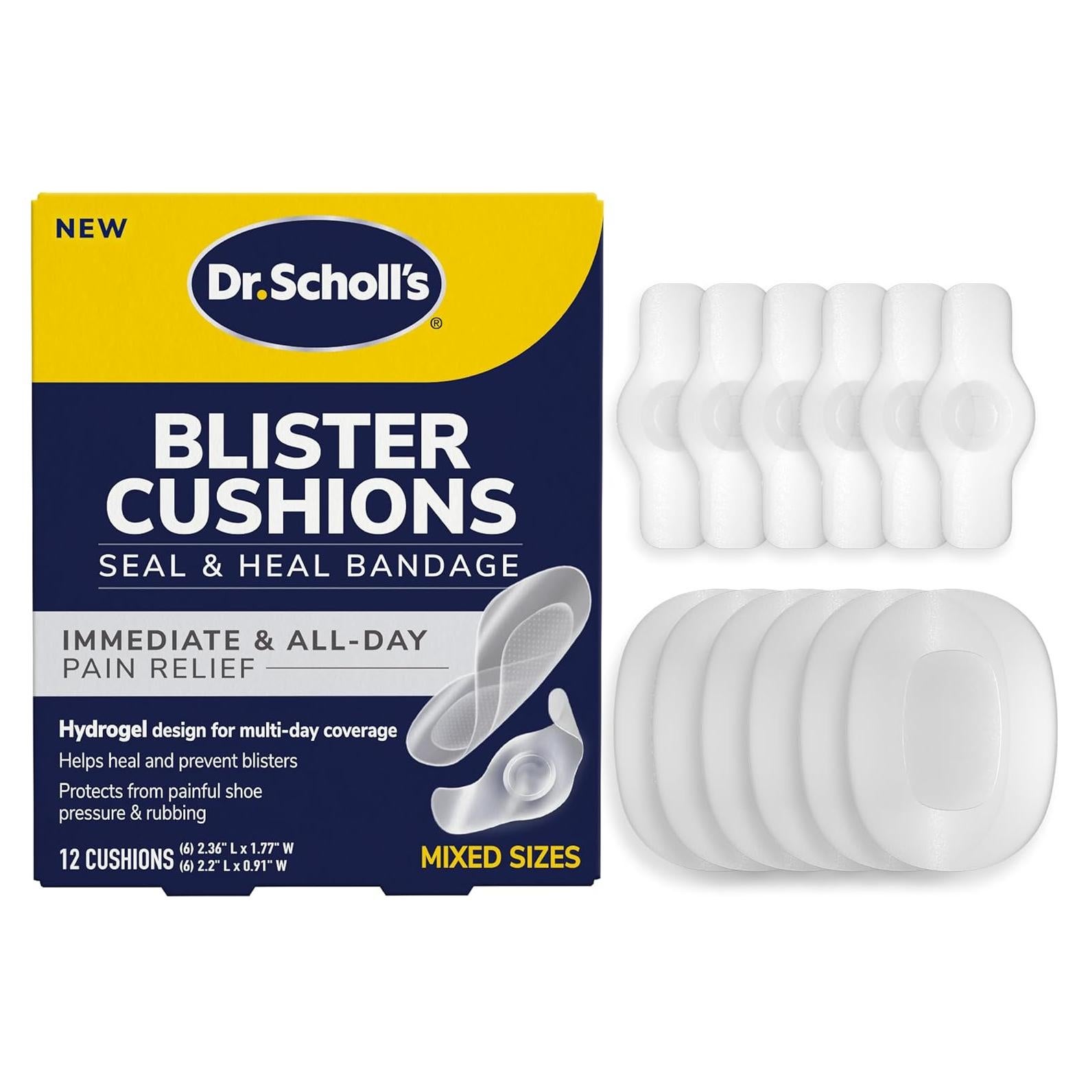 Almohadillas para Ampollas Dr. Scholl's 12 Unidades Hidrogel