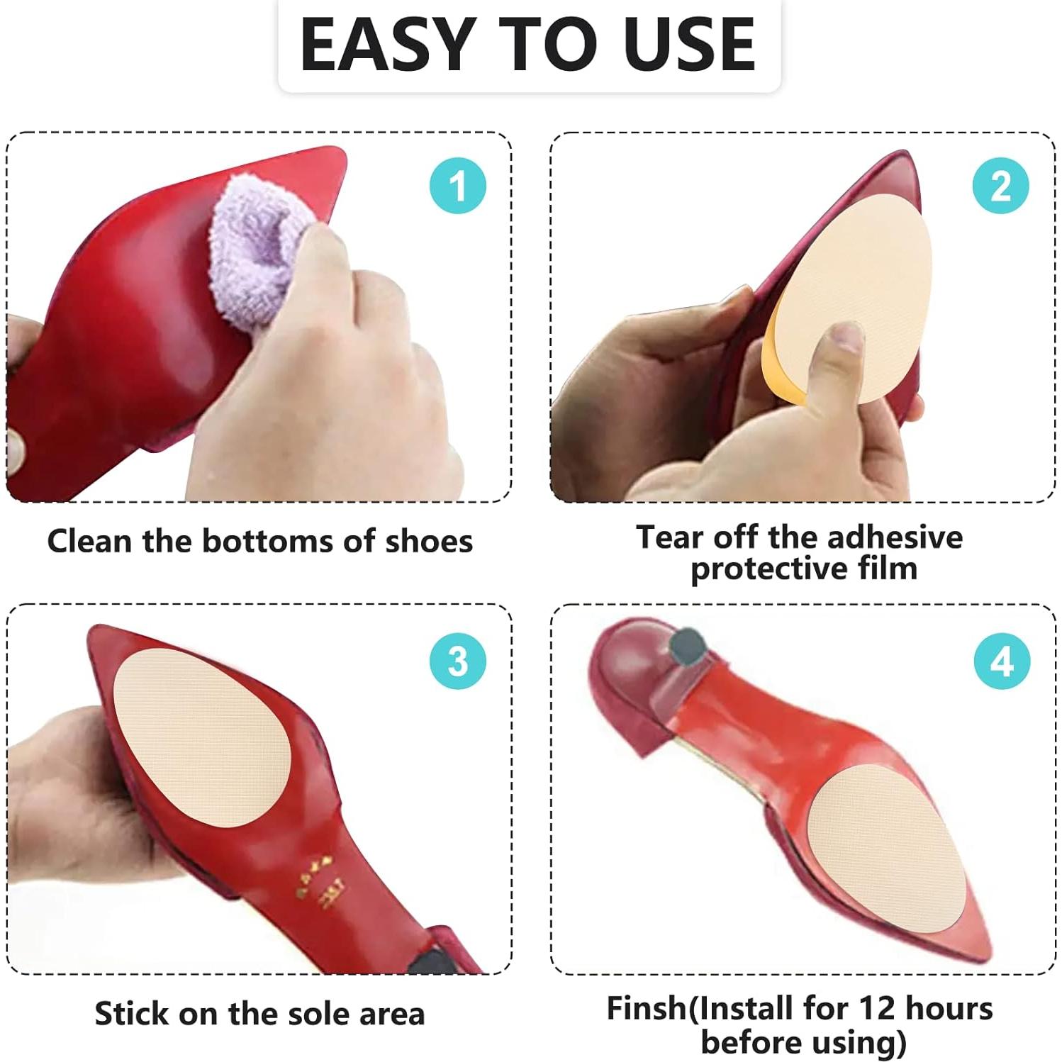 24 Almohadillas Antideslizantes para Zapatos Beige - Hongchuanglai