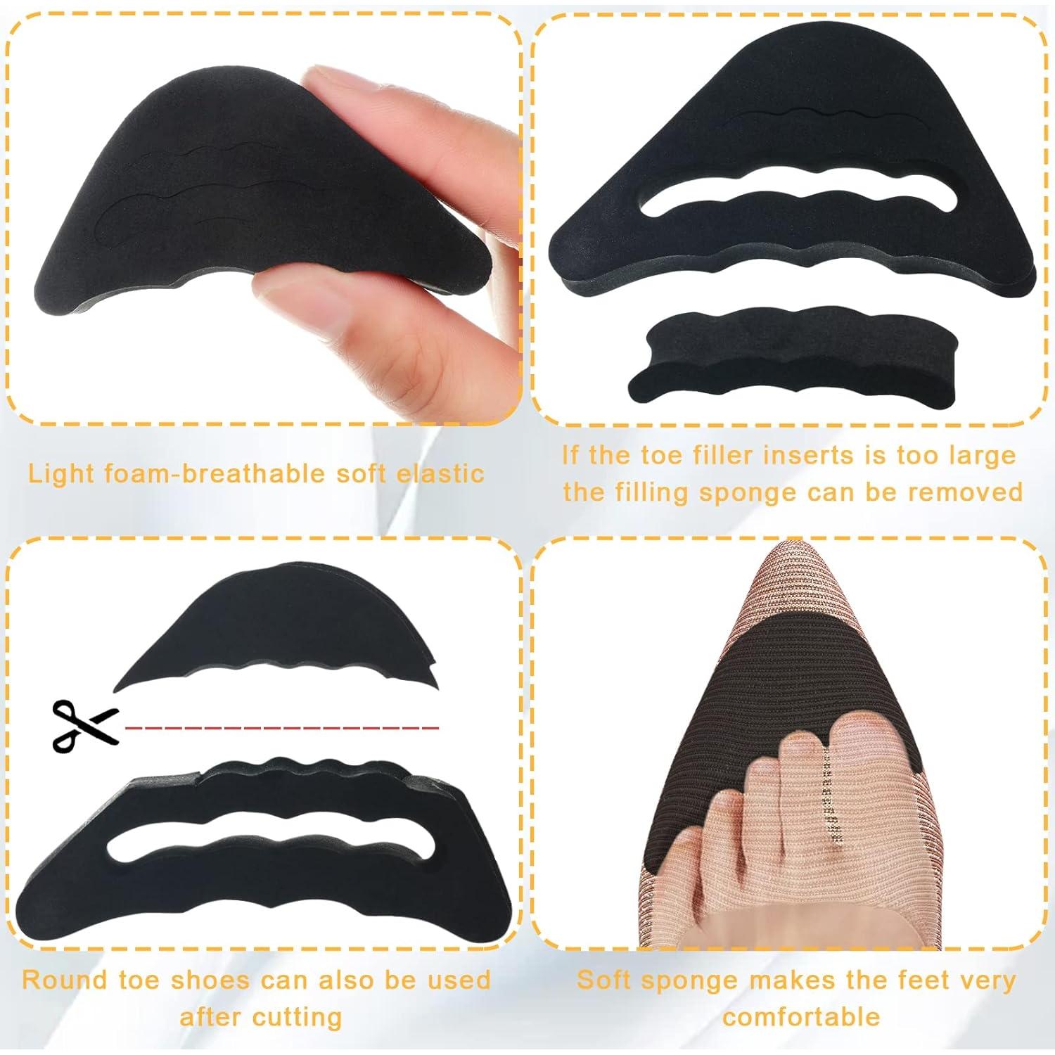 Geyoga Almohadillas para Talones y Dedos - 12 Pares Ajustables