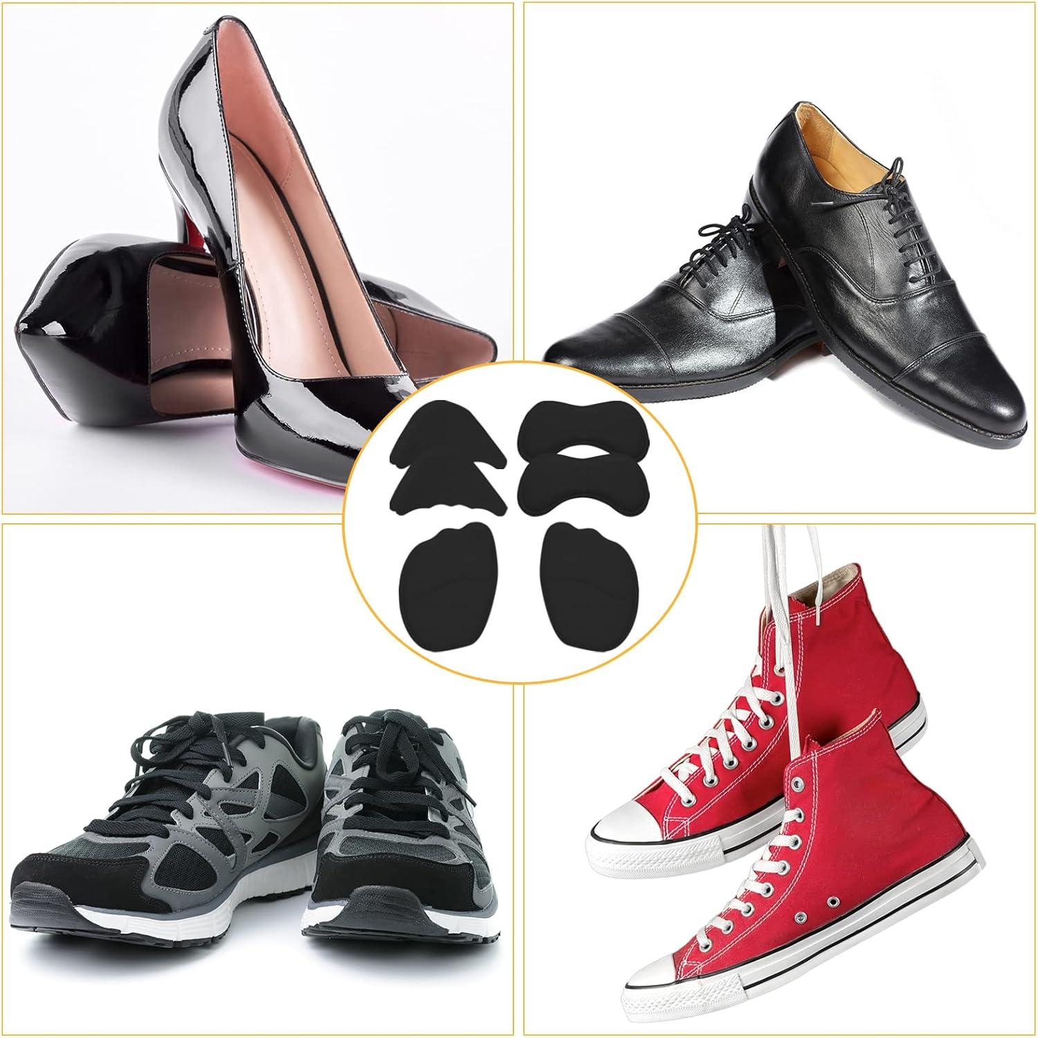 Geyoga Almohadillas para Talones y Dedos - 12 Pares Ajustables