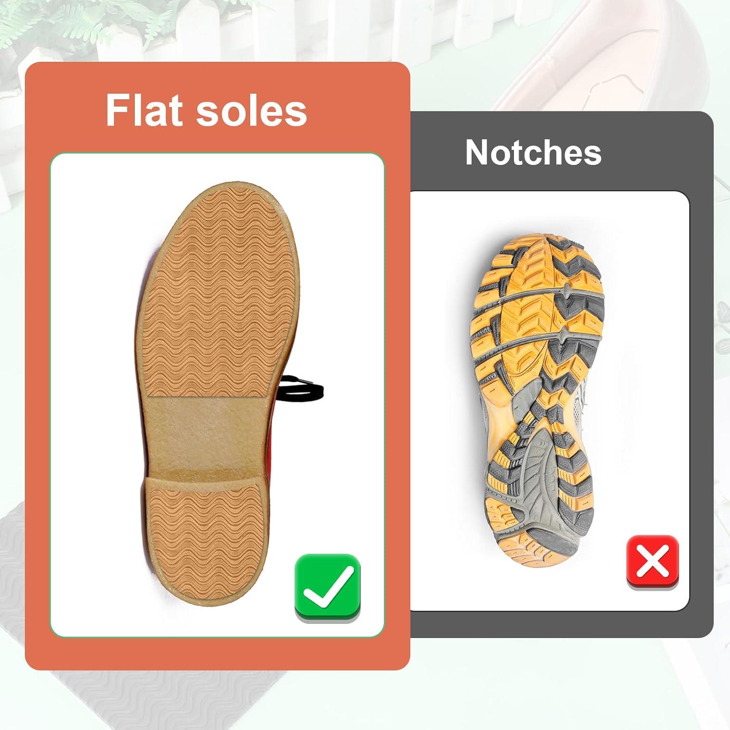 Kit de Reparación de Tacones de Zapatos Qianyu 4 Pcs Antideslizante