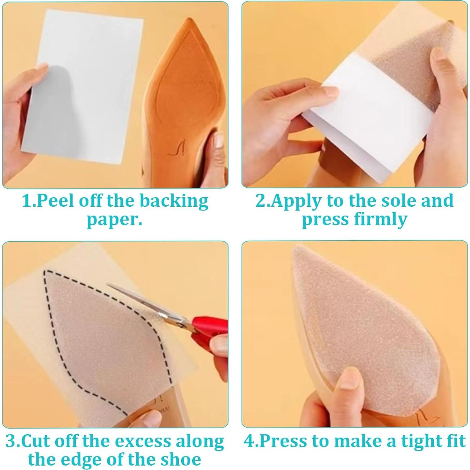 6 Protectores Antideslizantes para Tacones TORIHIKI 10.16x24.89cm