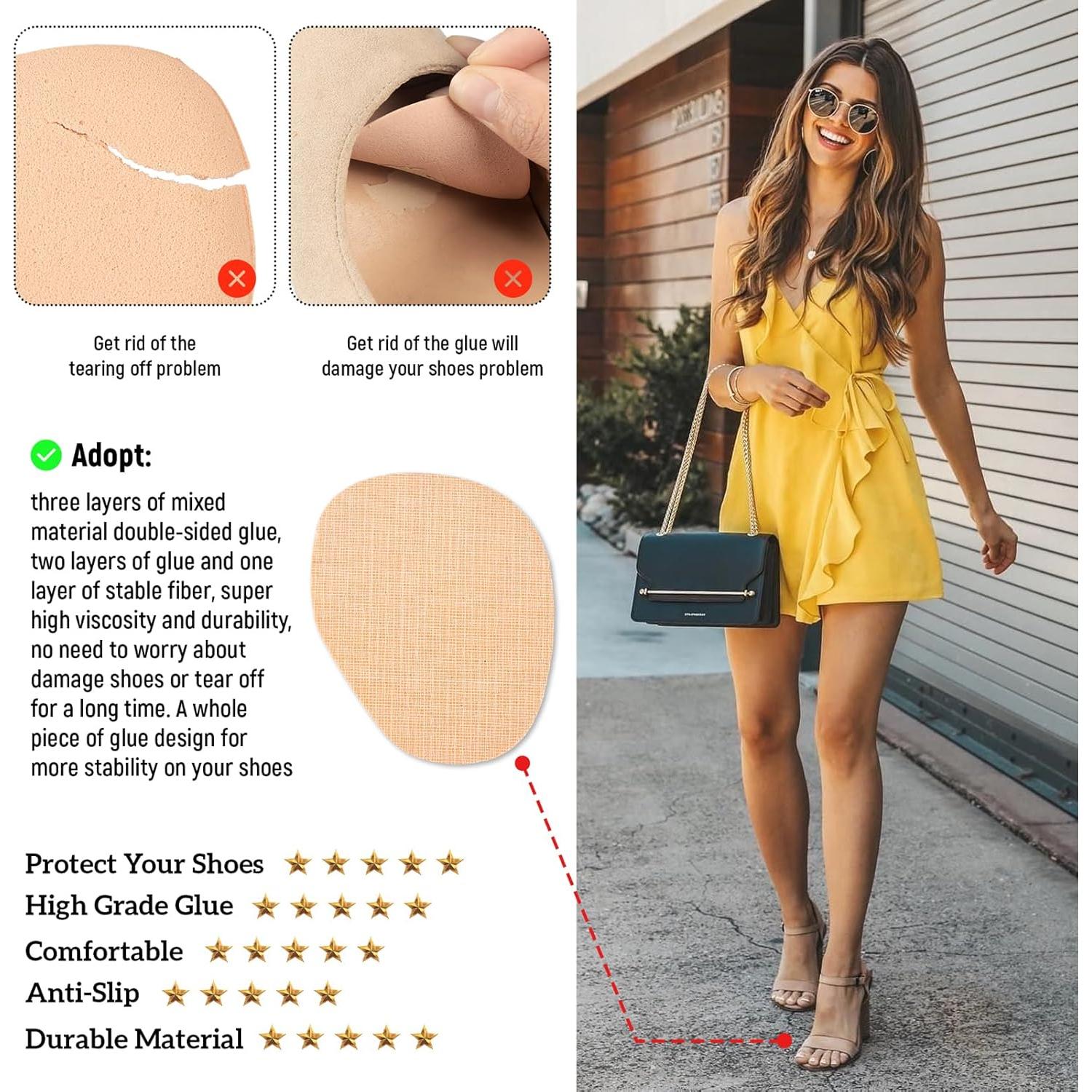 Cojines Antideslizantes Riootlnm para Zapatos - 2 Pares