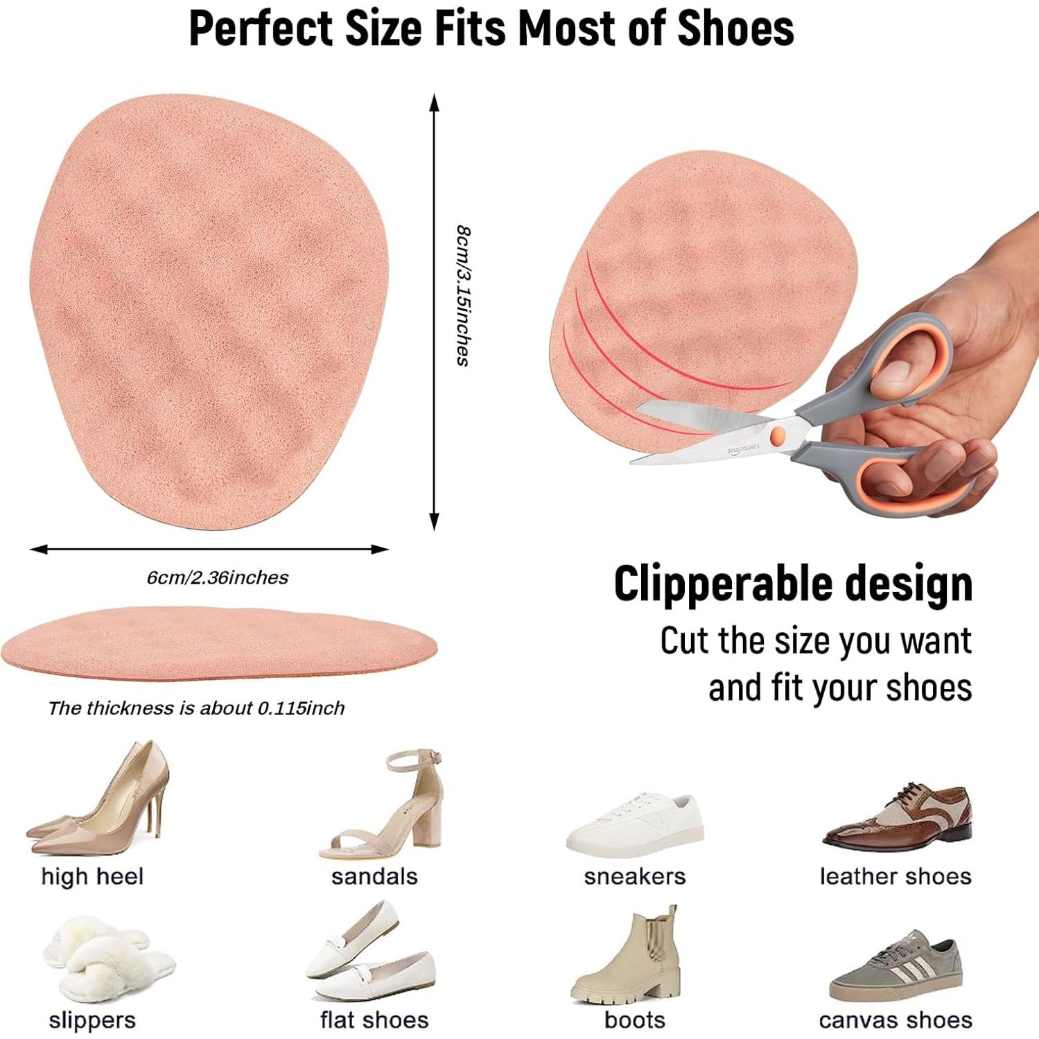 Cojines Antideslizantes Riootlnm para Zapatos - 2 Pares