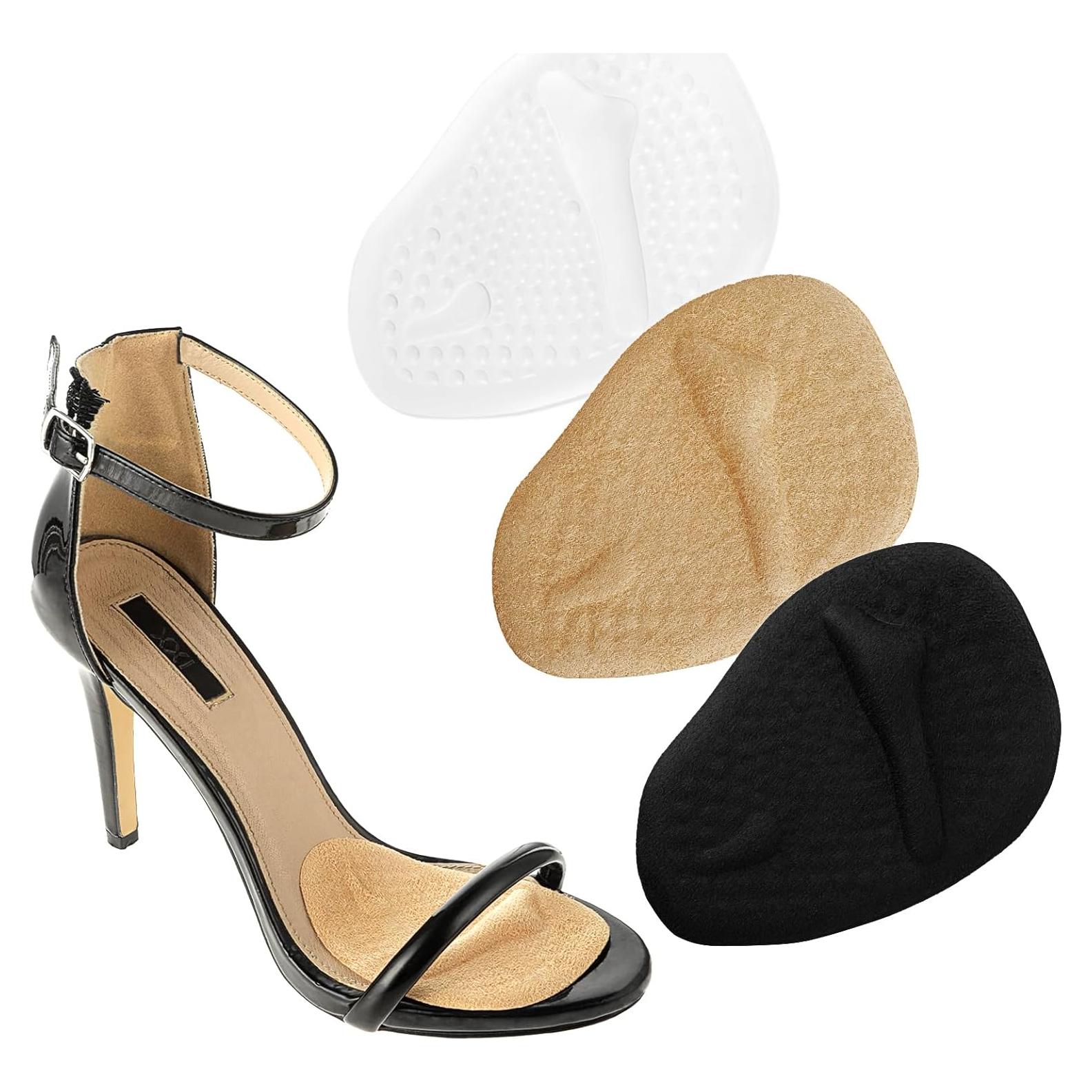 3 Pares Almohadillas Metatarsales Gel WY para Tacones Mujeres