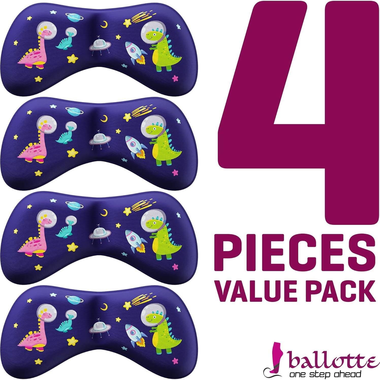 Almohadillas de Talón Ballotte para Niños - 4 Piezas, Antideslizantes