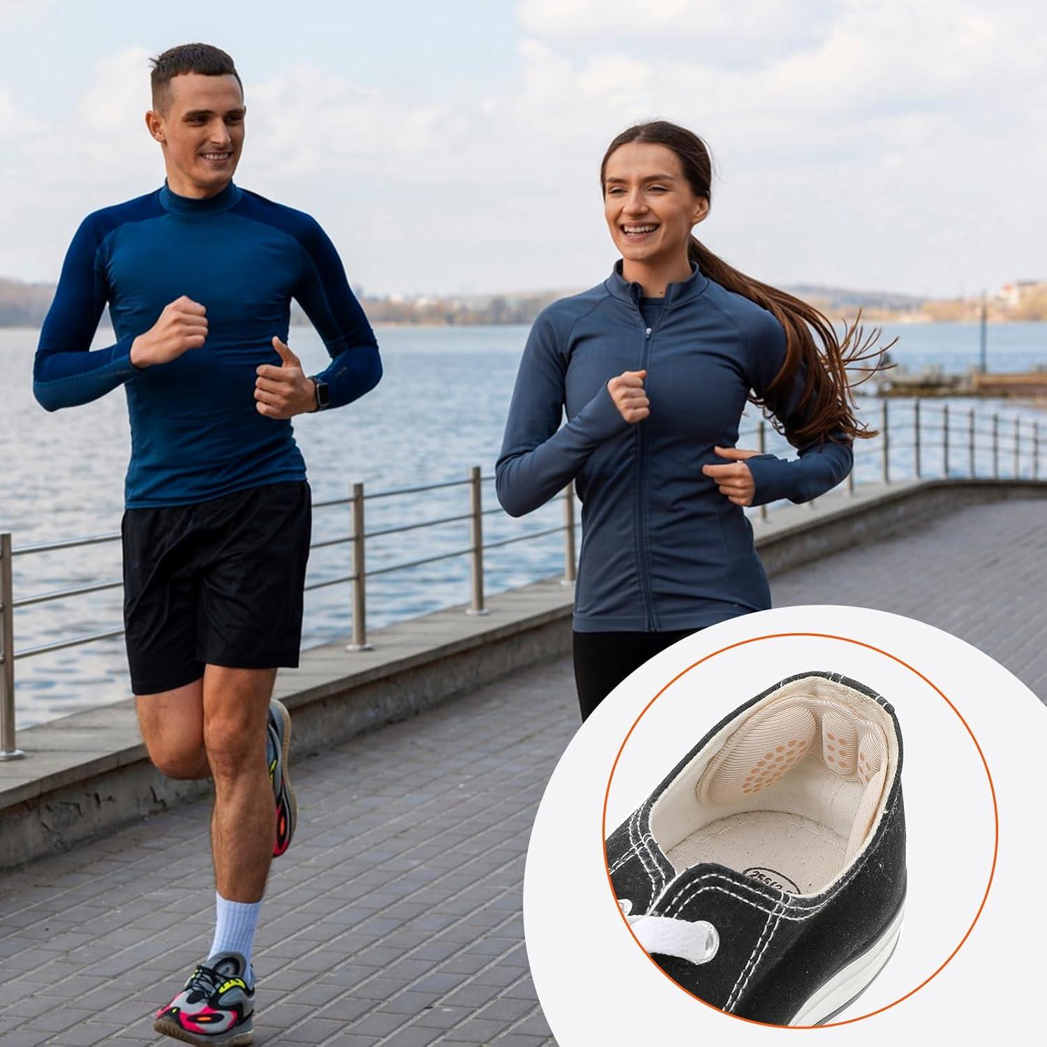 Protectores de Talón Antideslizantes WY - 2 Pares Almohadillas