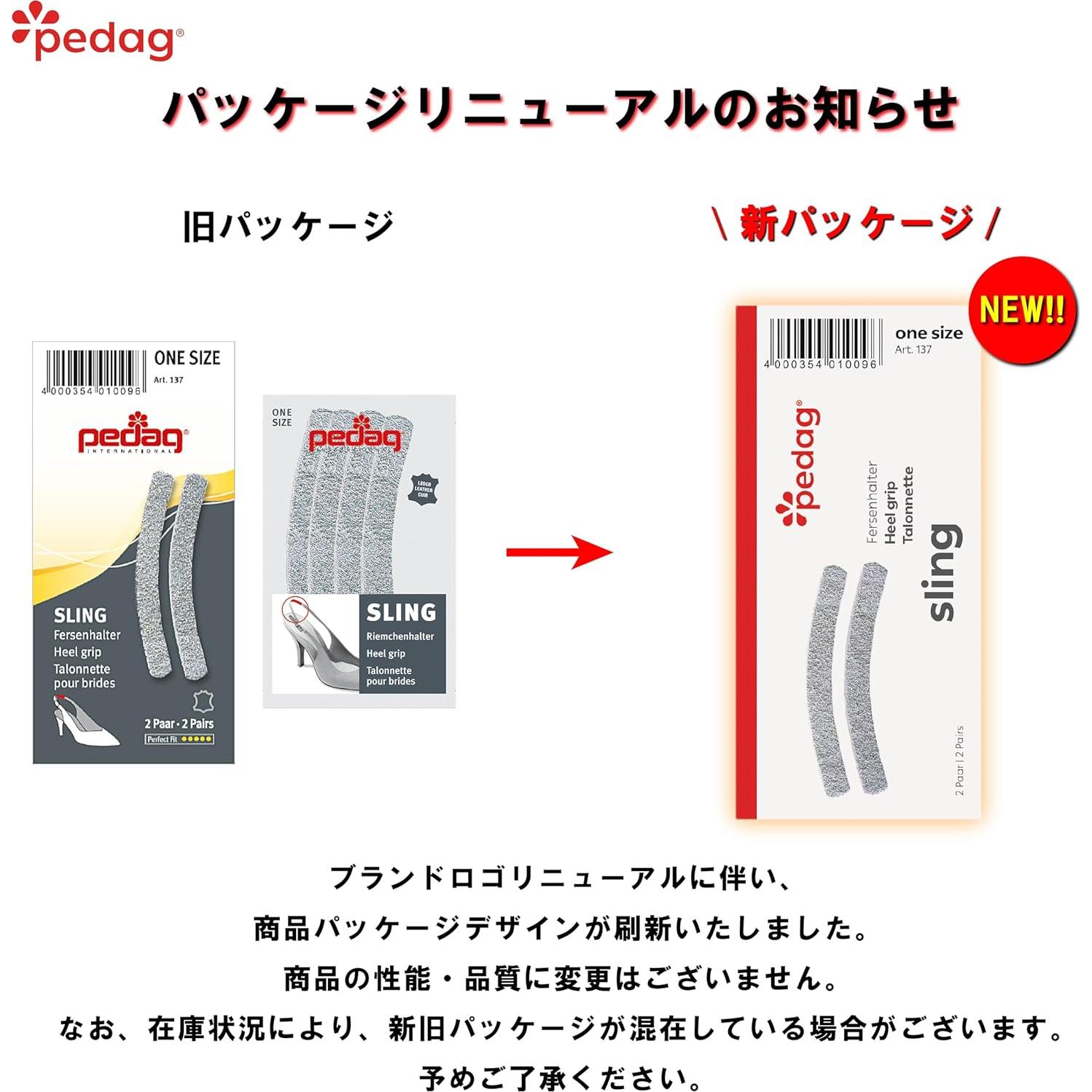 Correas de zapato Pedag Sling 2 pares autoadhesivas