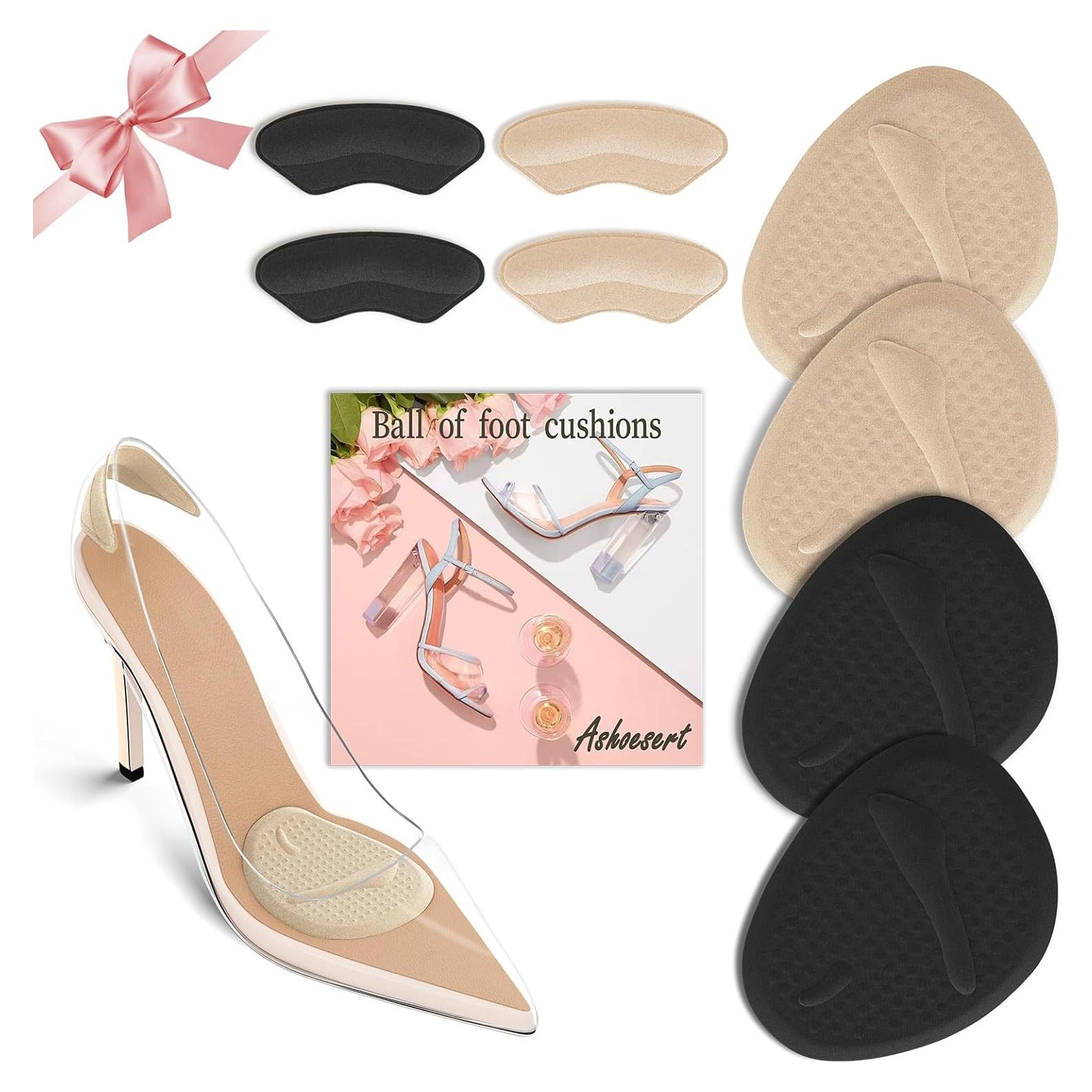 Almohadillas Metatarsales Ashoesert - 4 Pares Alivio Dolor Pie