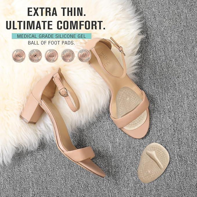 Almohadillas Metatarsales Ashoesert - 4 Pares Alivio Dolor Pie