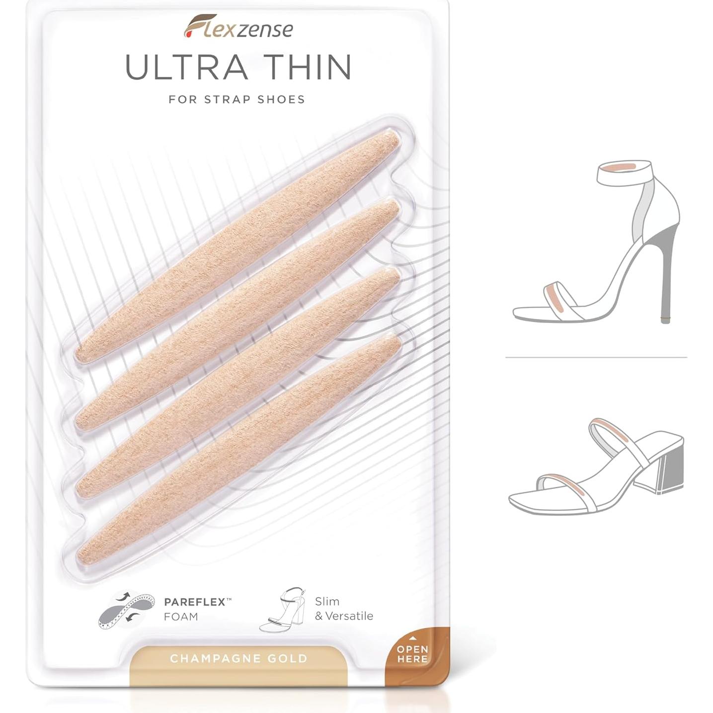 Forros Protectores Ultra Delgado Para Calzado - 4 Piezas Oro Champán