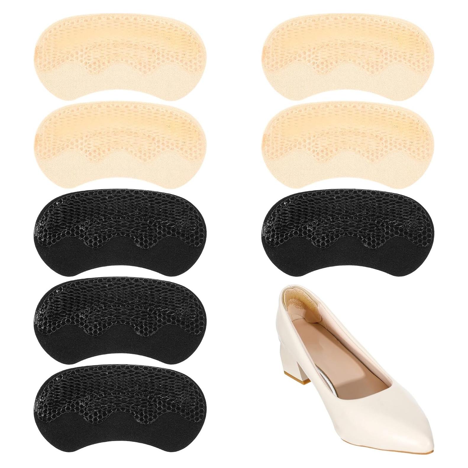 4 Pares Almohadillas de Talón YBEATY Gel Suave Antideslizantes