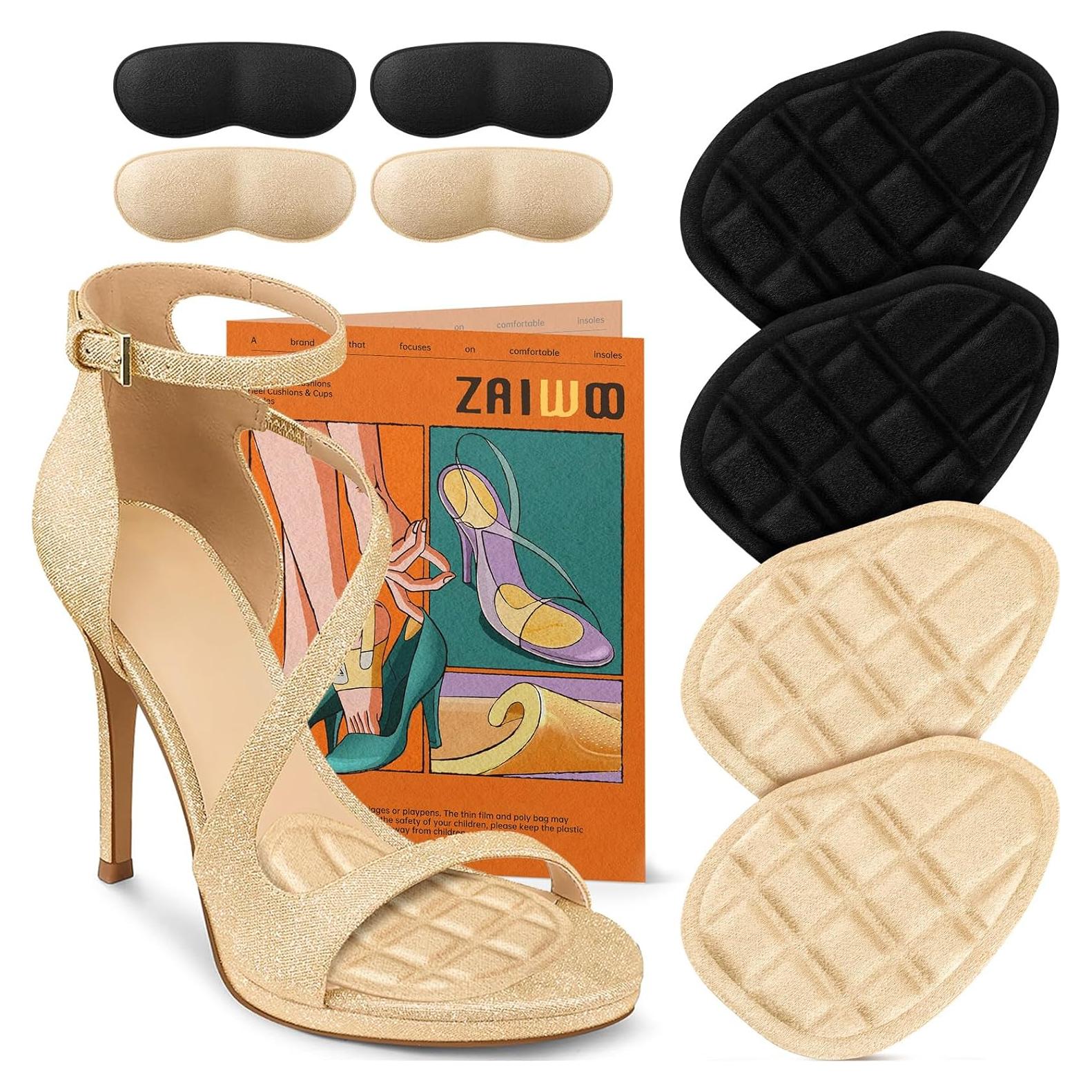 Almohadillas Metatarsales ZAIWOO para Tacones Altos - Alivio Dolor