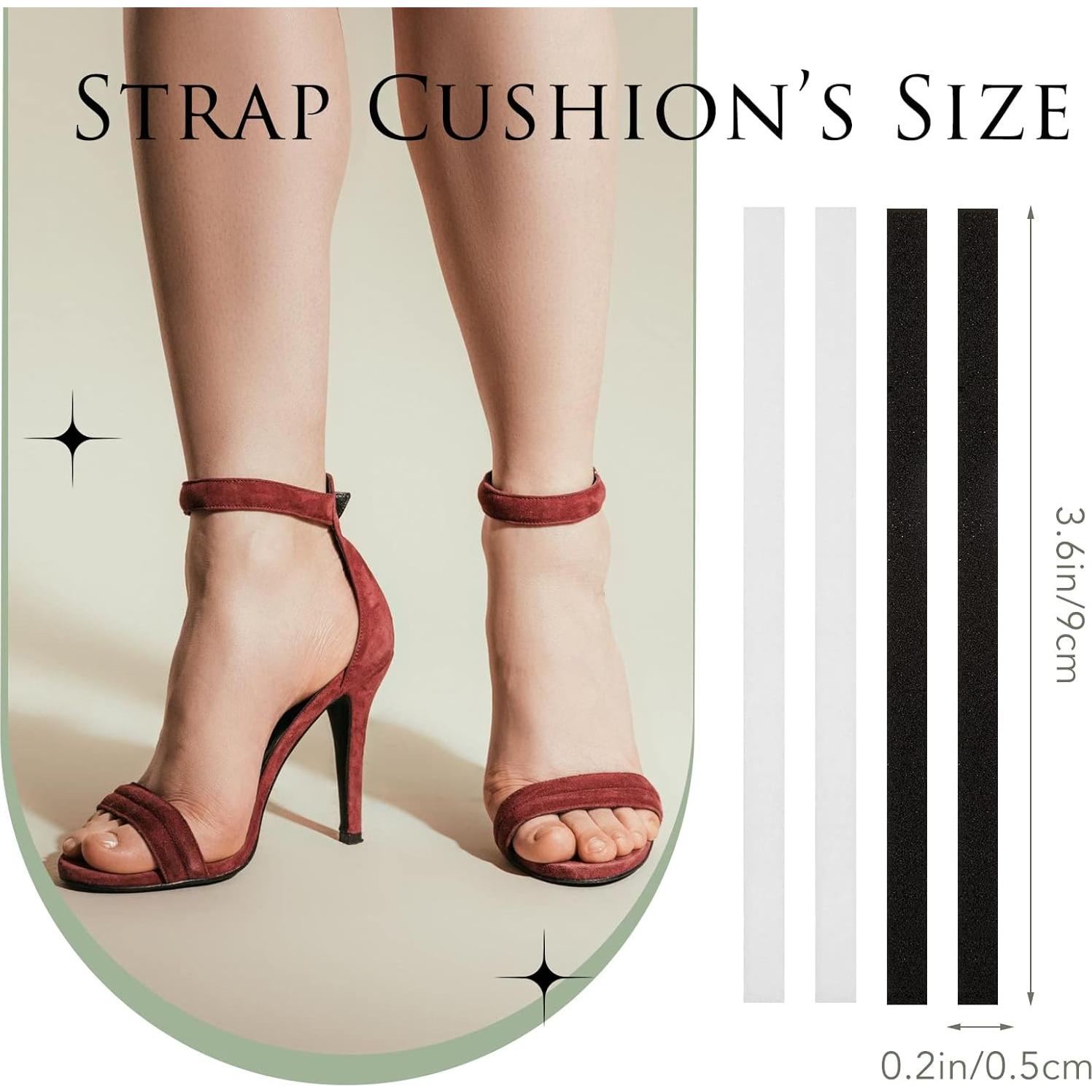 200 Almohadillas Antideslizantes para Tacones Hercicy - Negro y Blanco