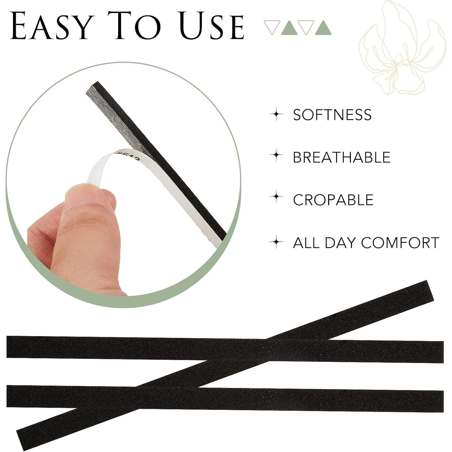 200 Almohadillas Antideslizantes para Tacones Hercicy - Negro y Blanco