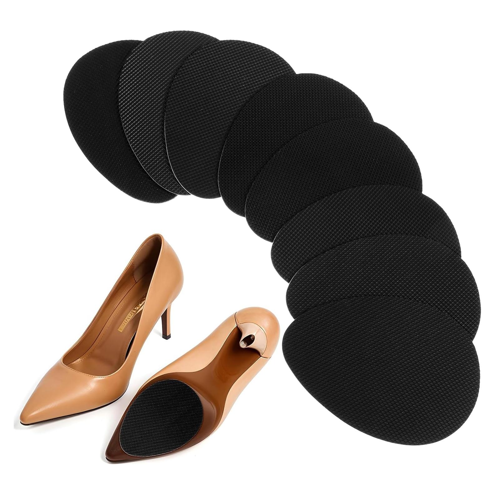 4 Pares Almohadillas Antideslizantes Piriuuo para Zapatos Negros