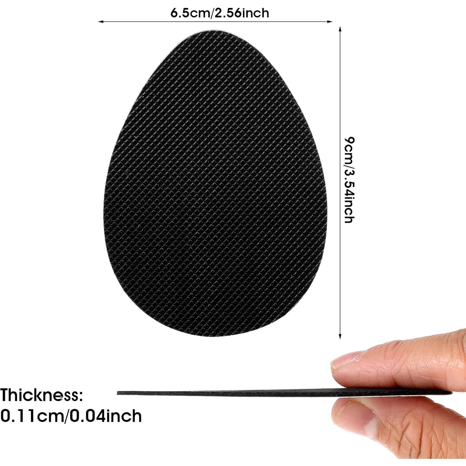 4 Pares Almohadillas Antideslizantes Piriuuo para Zapatos Negros