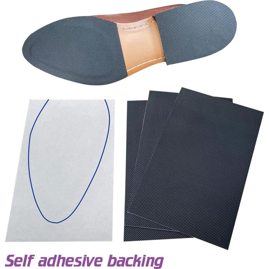 Protectores de Suela Unikstep 4 Piezas Antideslizantes Negro