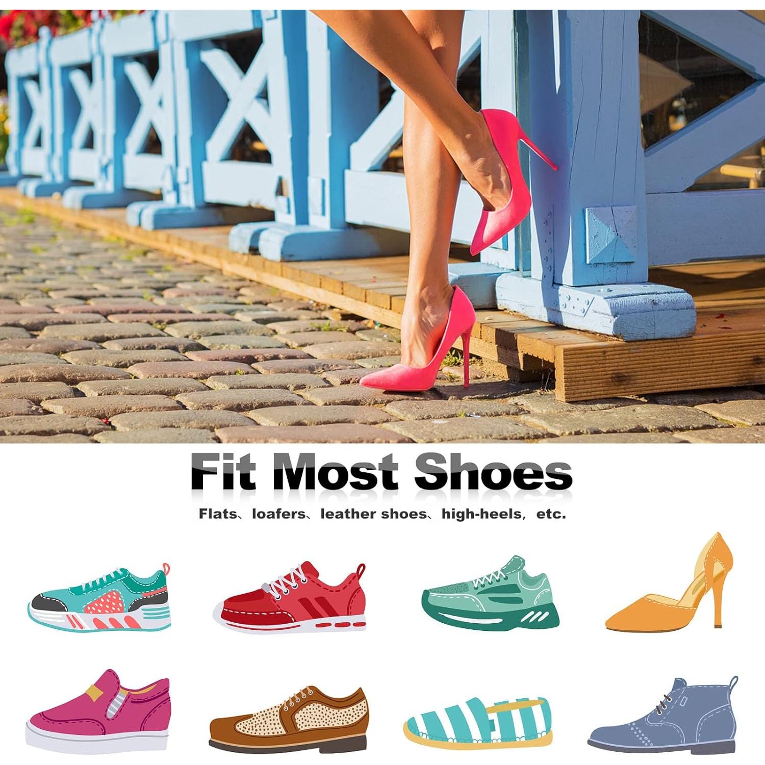 Protectores de Talón Beige AIQINHU - 6 Pares para Zapatos Sueltos