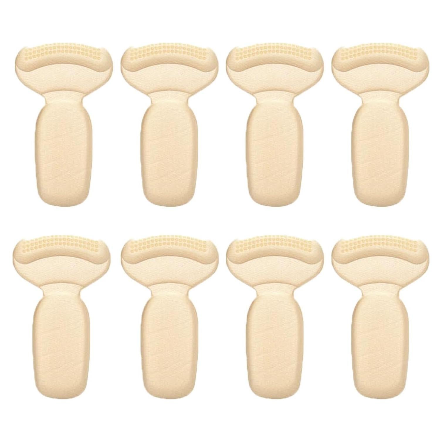 Almohadillas para Talón SPservice - 4 Pares Beige T-Shape