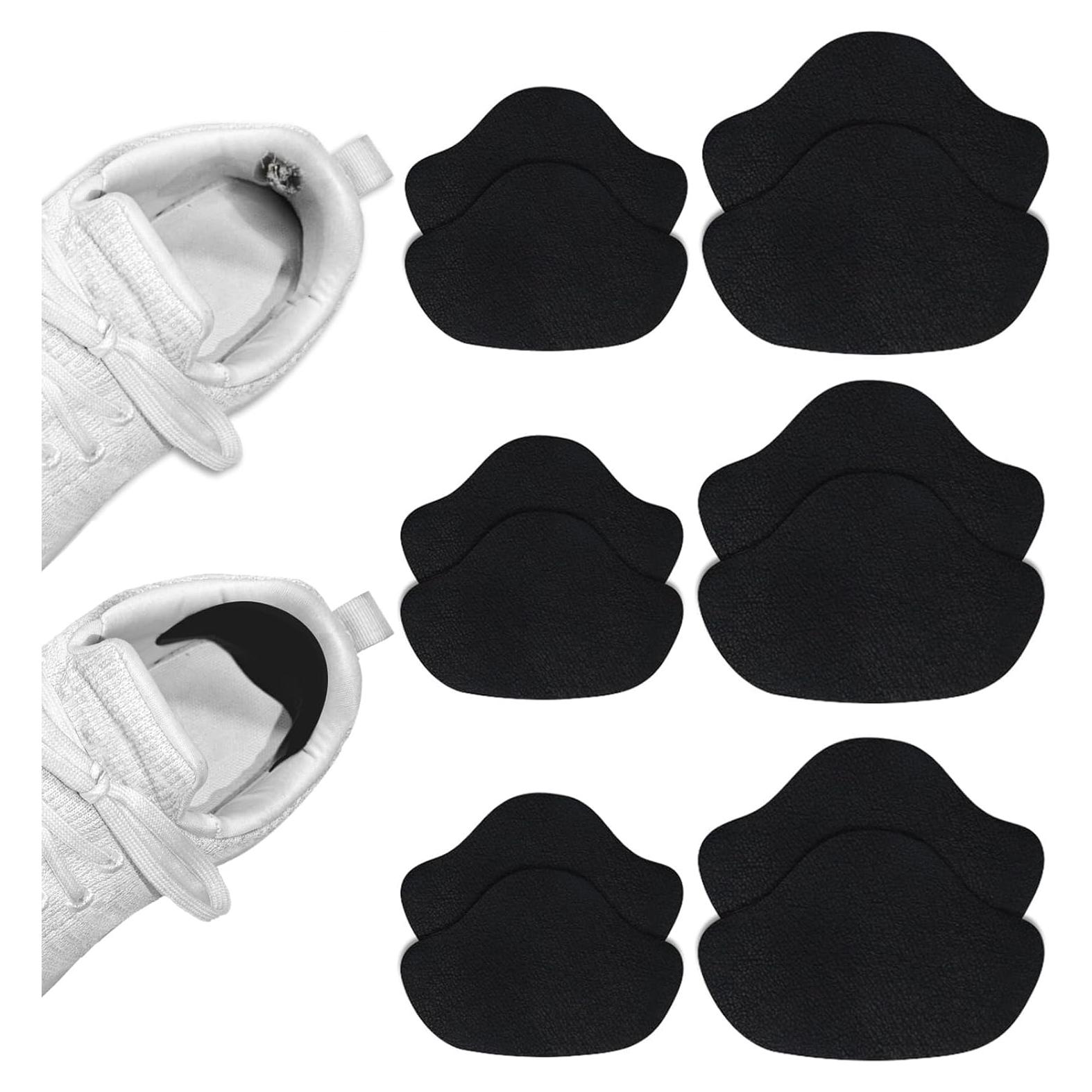 Parches Autoadhesivos para Reparar Tacones - 6 Pares Negros