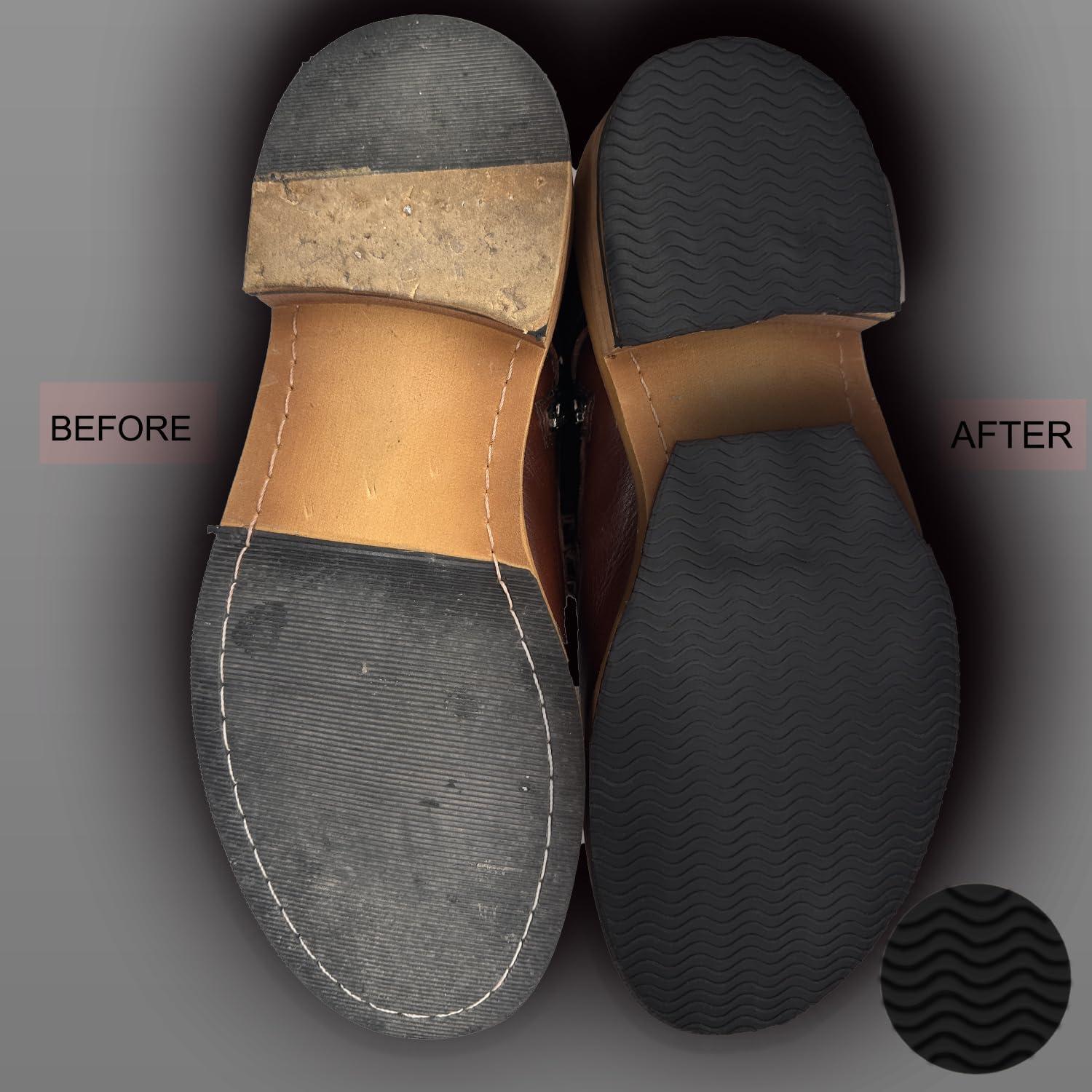 Protectores de Suela de Zapato ZBLGO Antideslizantes 15x27cm