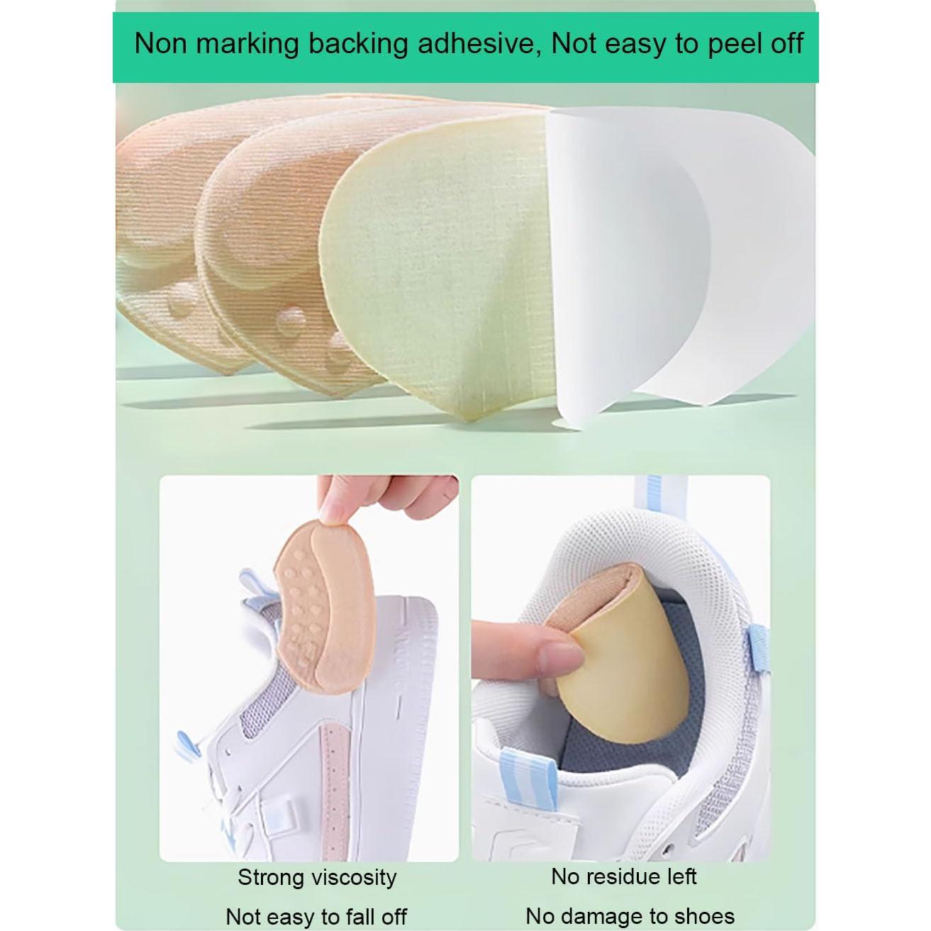 Protectores de talón SPservice 4 pares beige antideslizantes