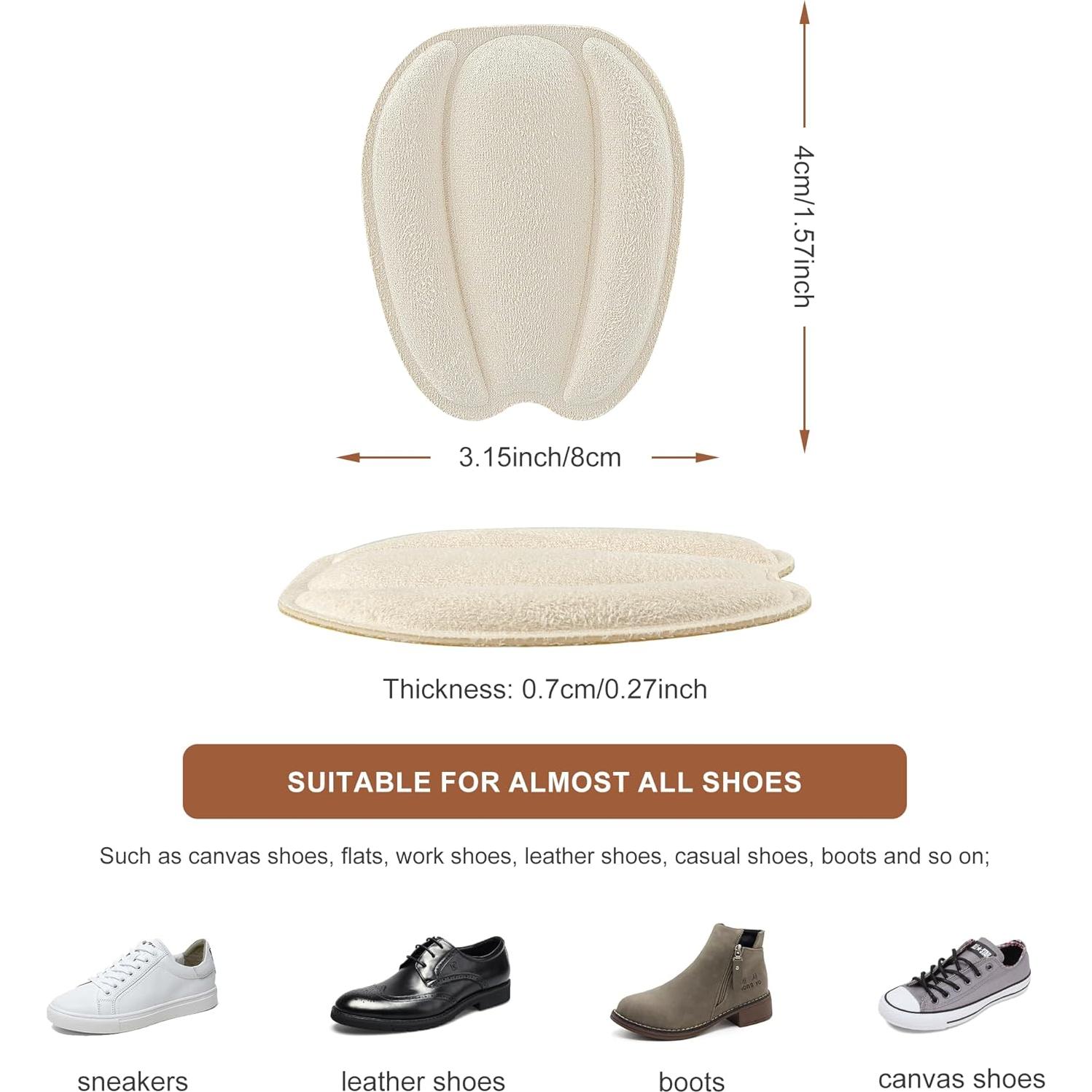 Almohadillas para lengüeta de zapatos Makryn - Alivio dolor, 19.5x13.5cm