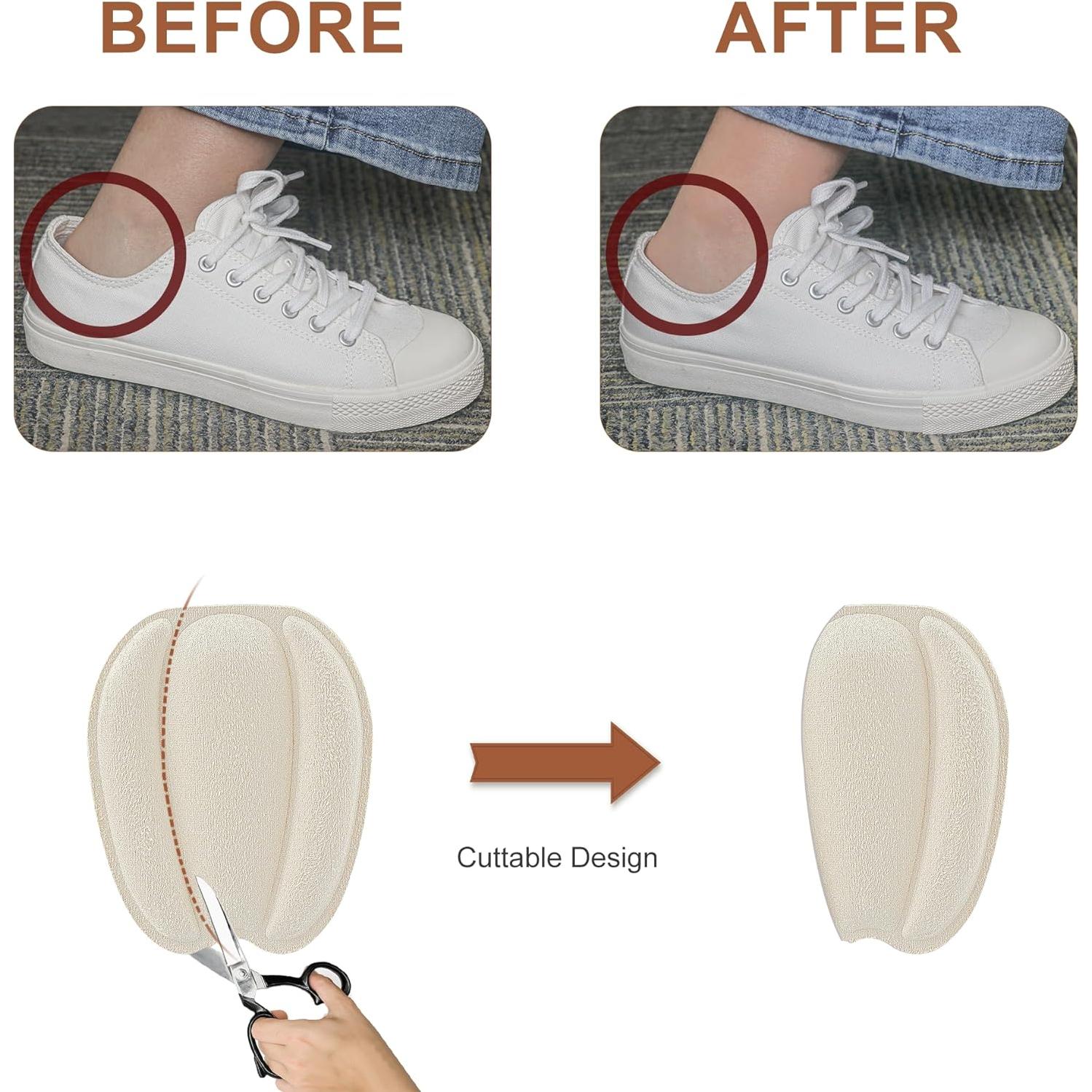 Almohadillas para lengüeta de zapatos Makryn - Alivio dolor, 19.5x13.5cm