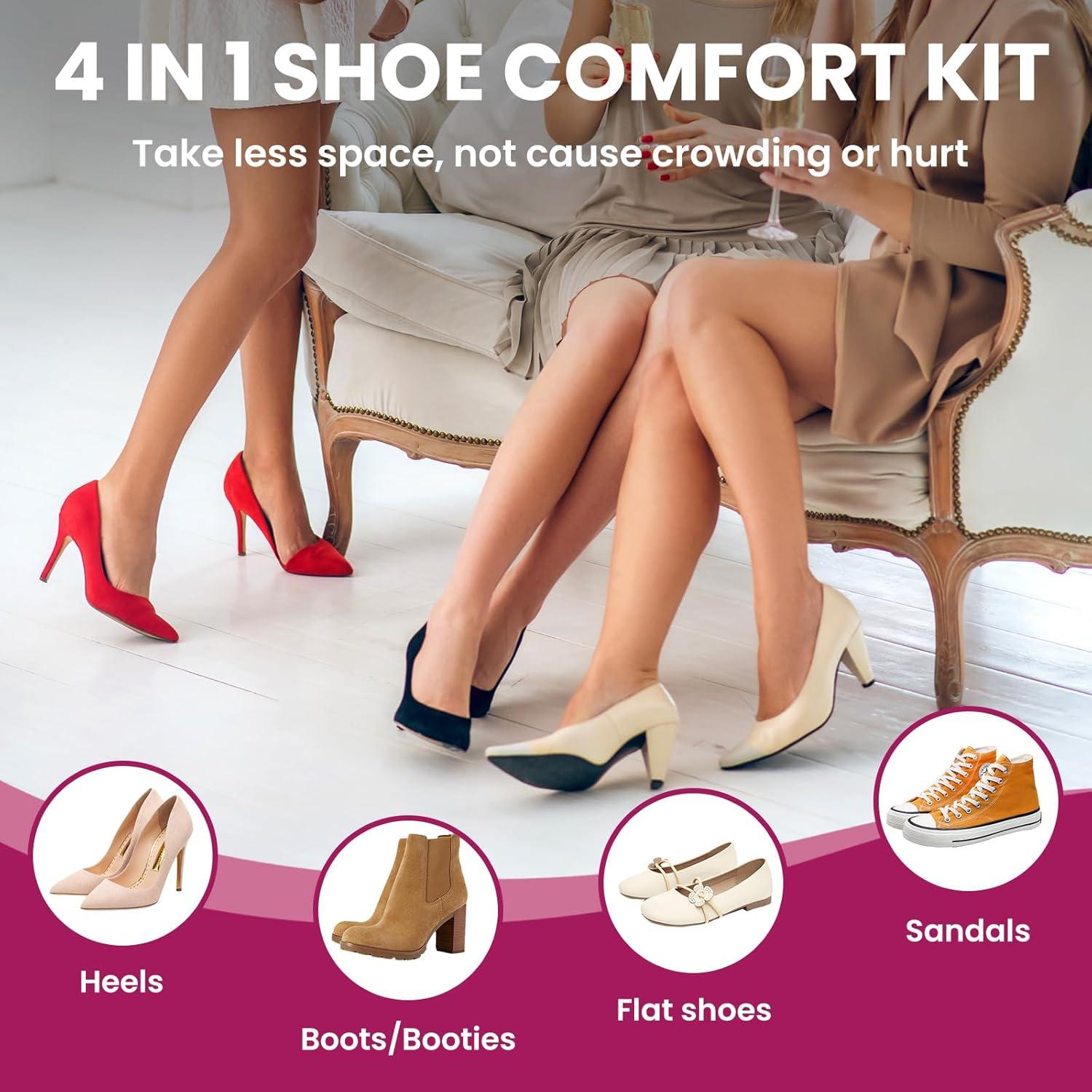 Juego de Almohadillas de Gel Bukihome para Tacones - Alivio Dolor Metatarsal