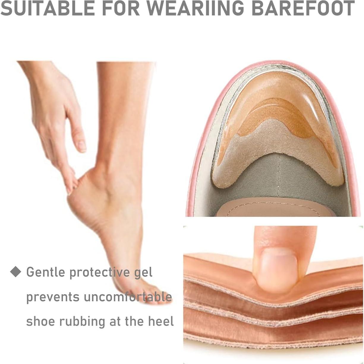 Agarradores de Talón Antideslizantes VivoFoot - 4 Pares Gel