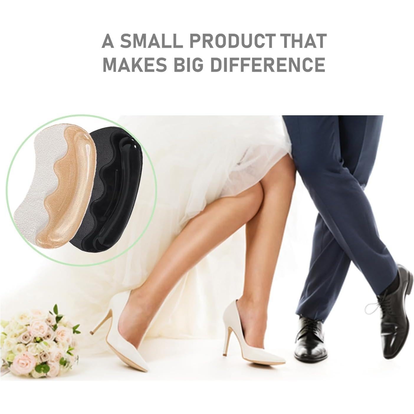 Agarradores de Talón Antideslizantes VivoFoot - 4 Pares Gel