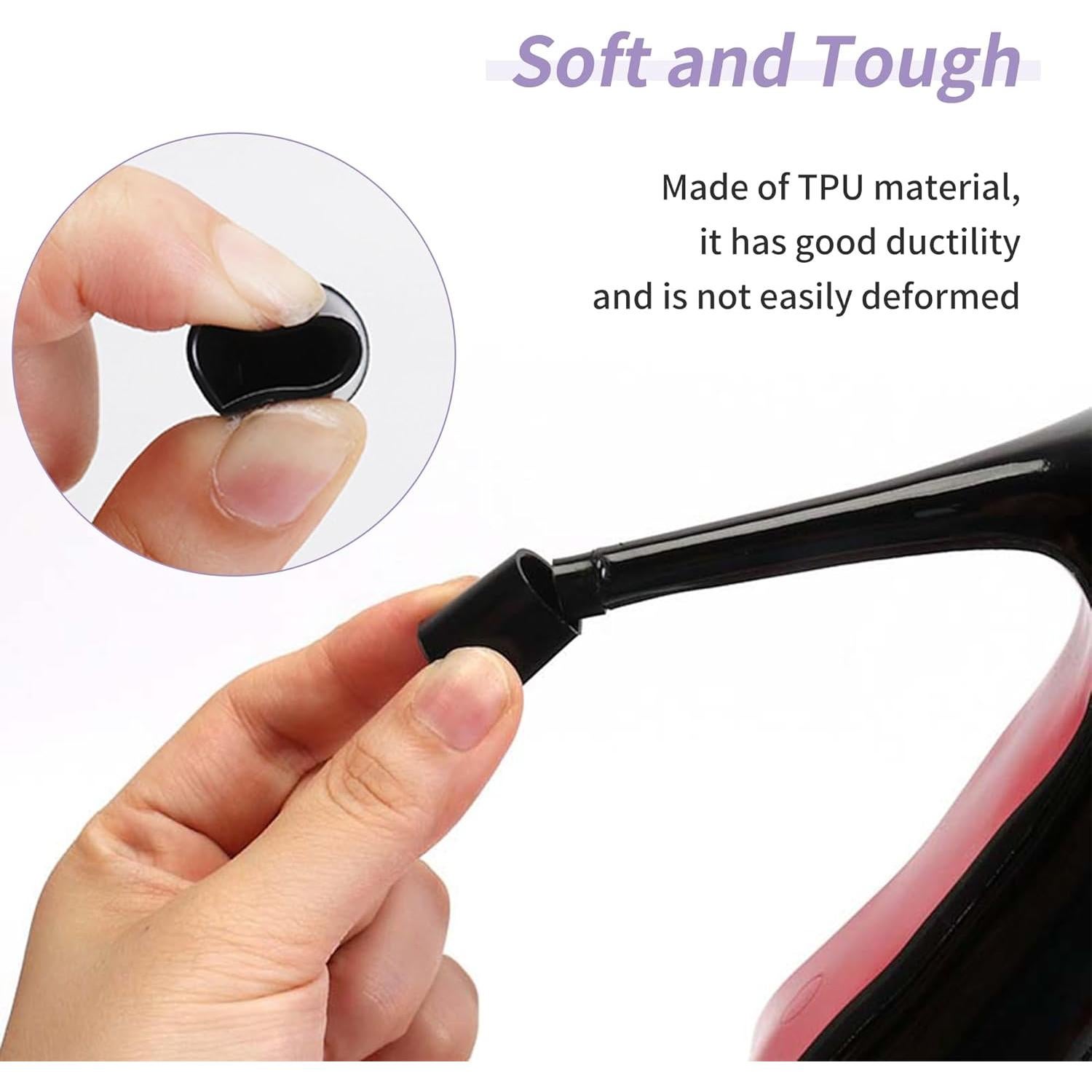 6 Pairs Protectores de Tacón Stiletto SooGree - Antideslizantes