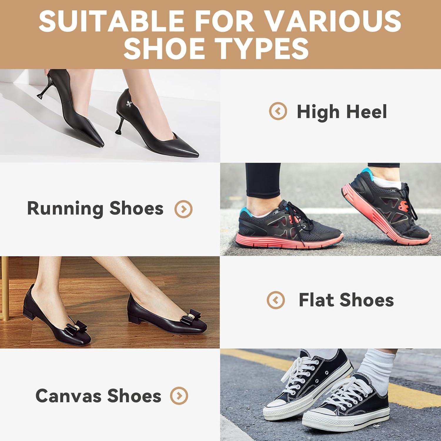 Protectores de Talón de Silicona HSDJLXZ - 4 Pares 9x5cm