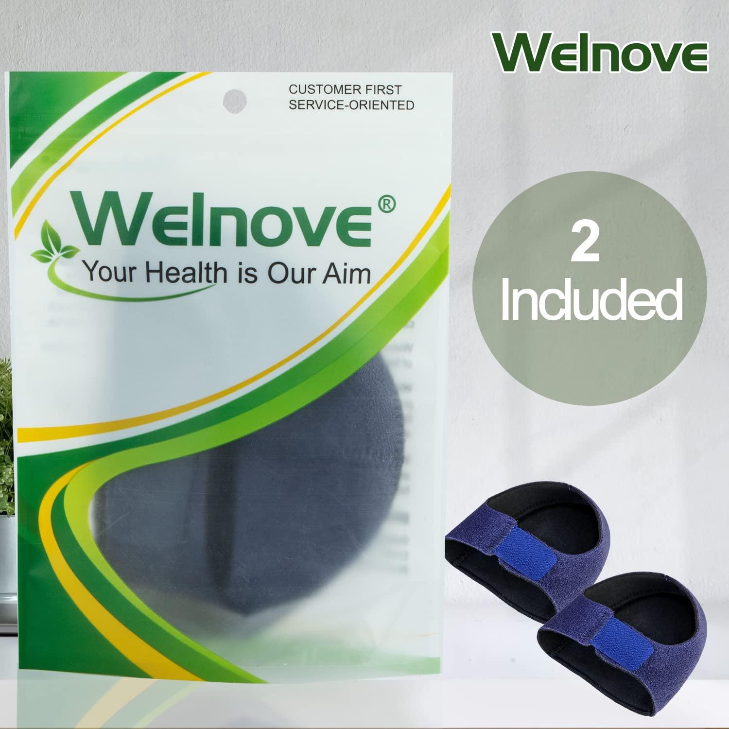 Welnove Protectores de Talón 2PCS Almohadillas Alivio Dolor