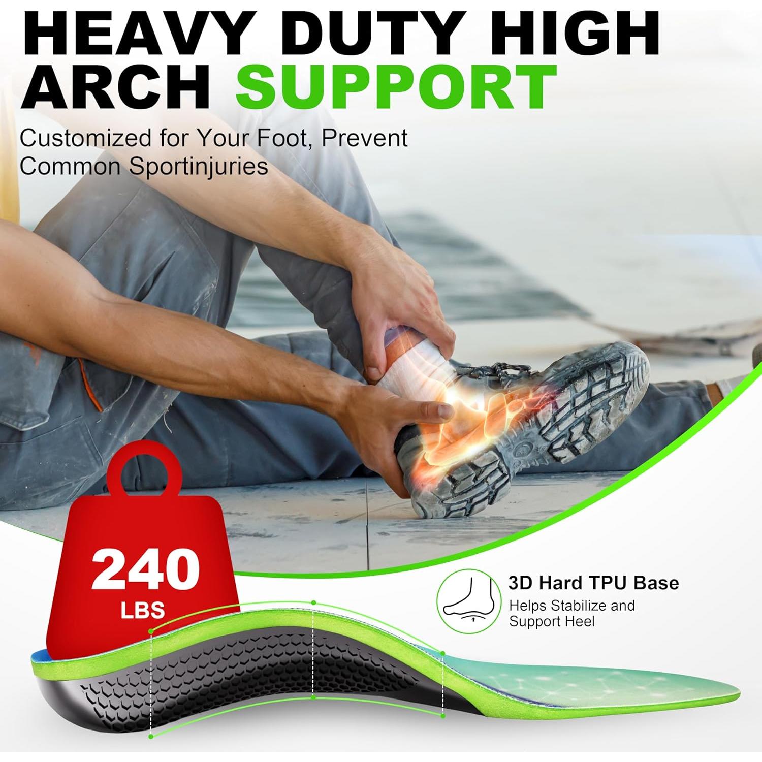 Plantillas Ortóticas Healrecux XL para Fascitis Plantar 305mm