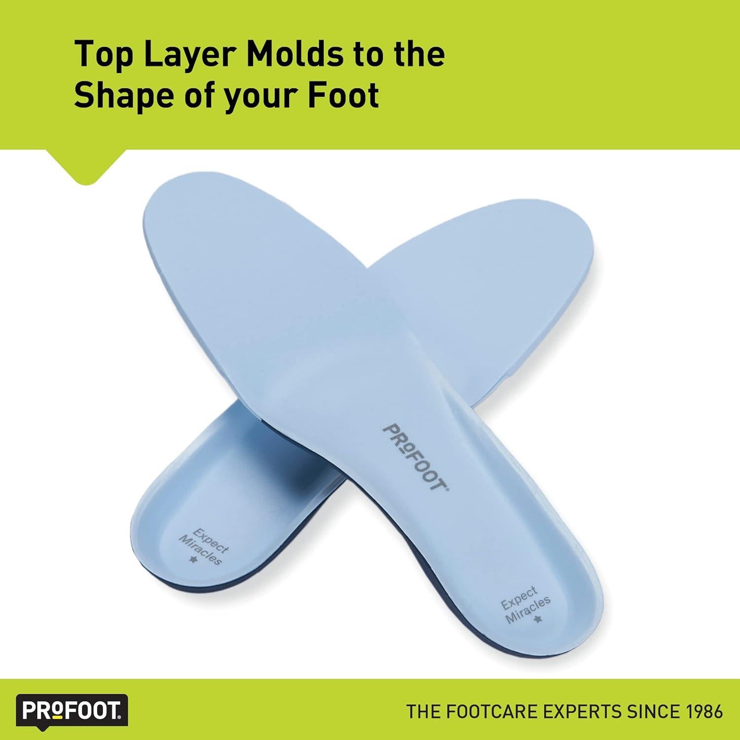 Plantillas Milagrosas ProFoot para Mujeres 36-40, Alivio Dolor