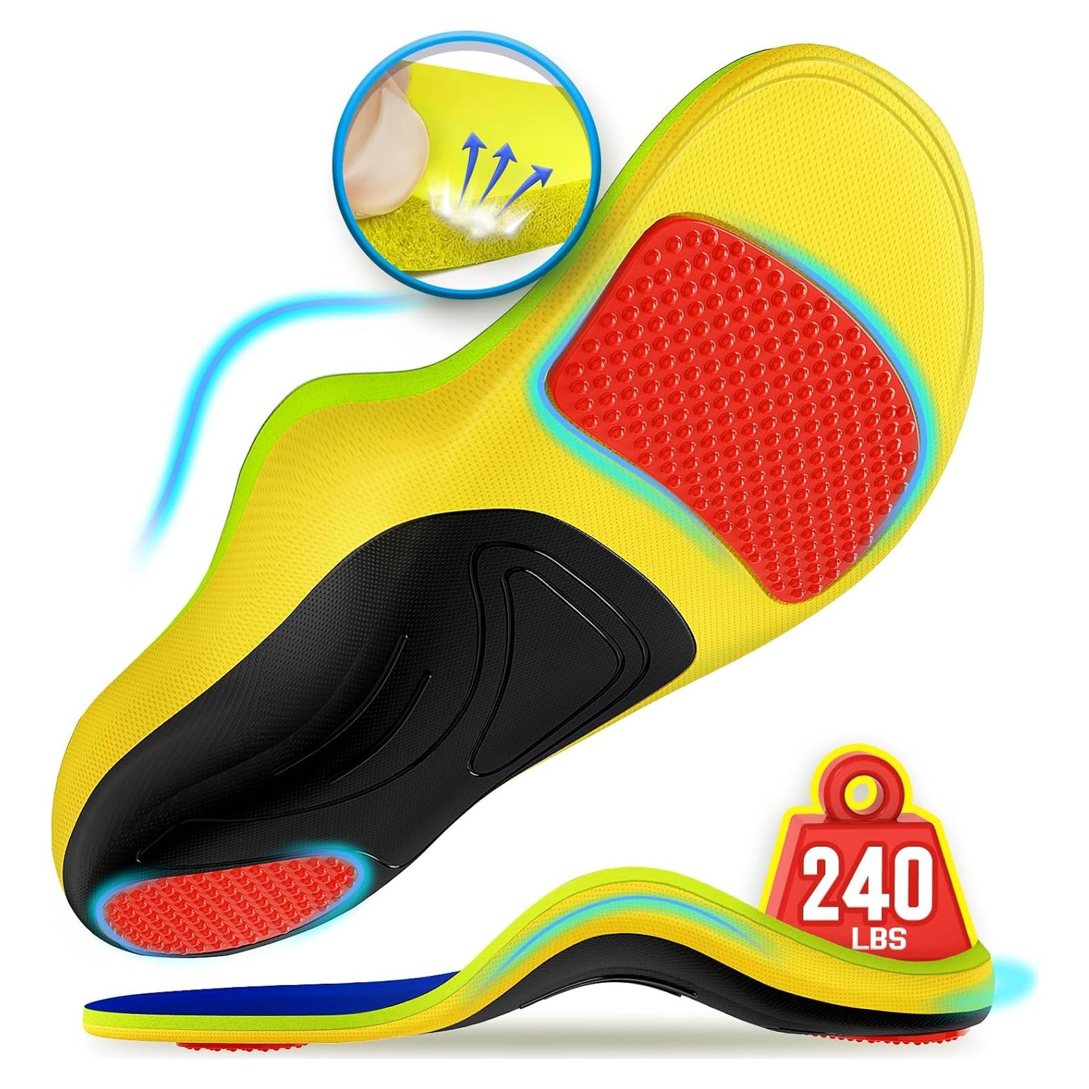 Plantillas Ortopédicas NEUPU para Fascitis Plantar XL Azul