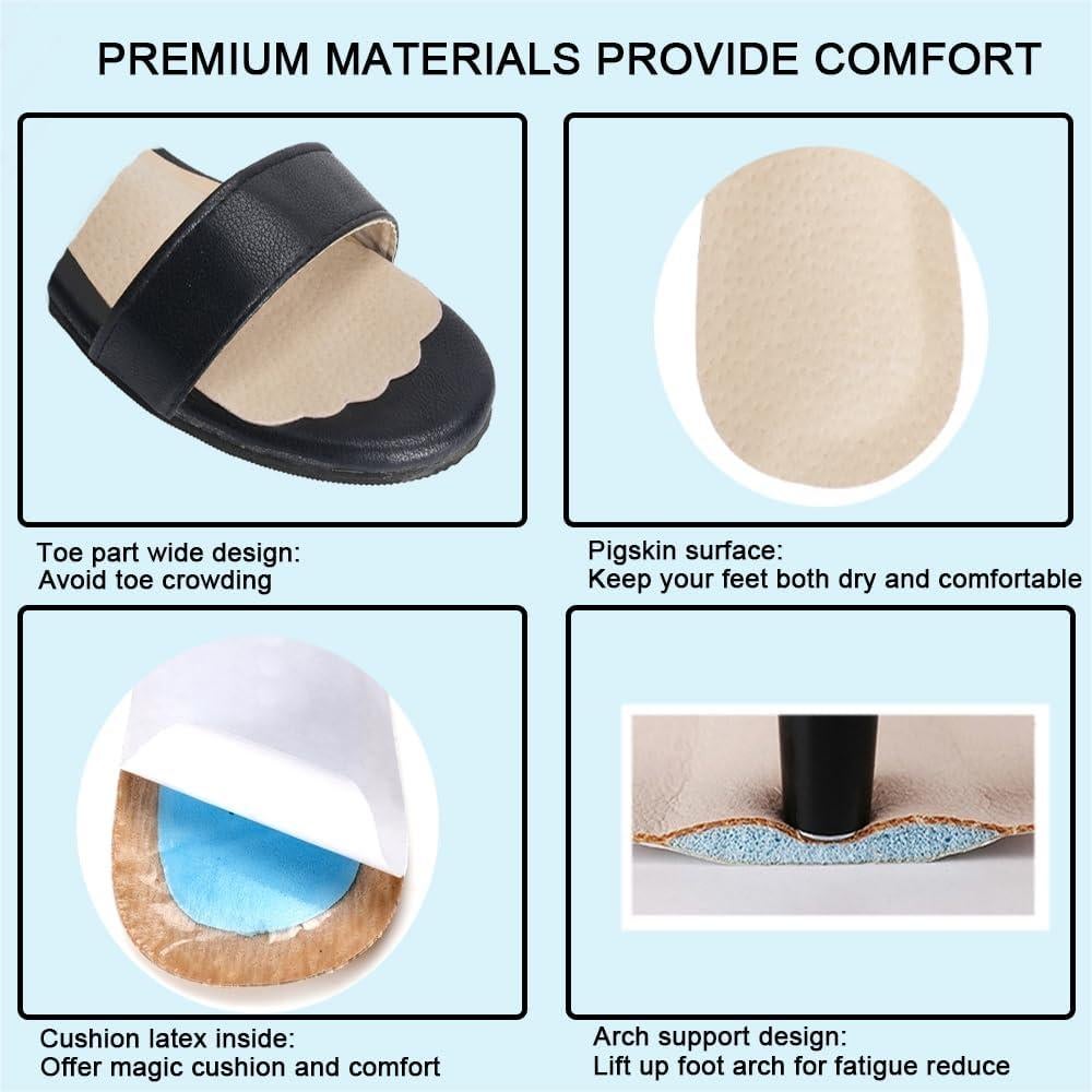 Plantillas Acolchadas de Piel de Cerdo Takpre para Mujeres S 5-8