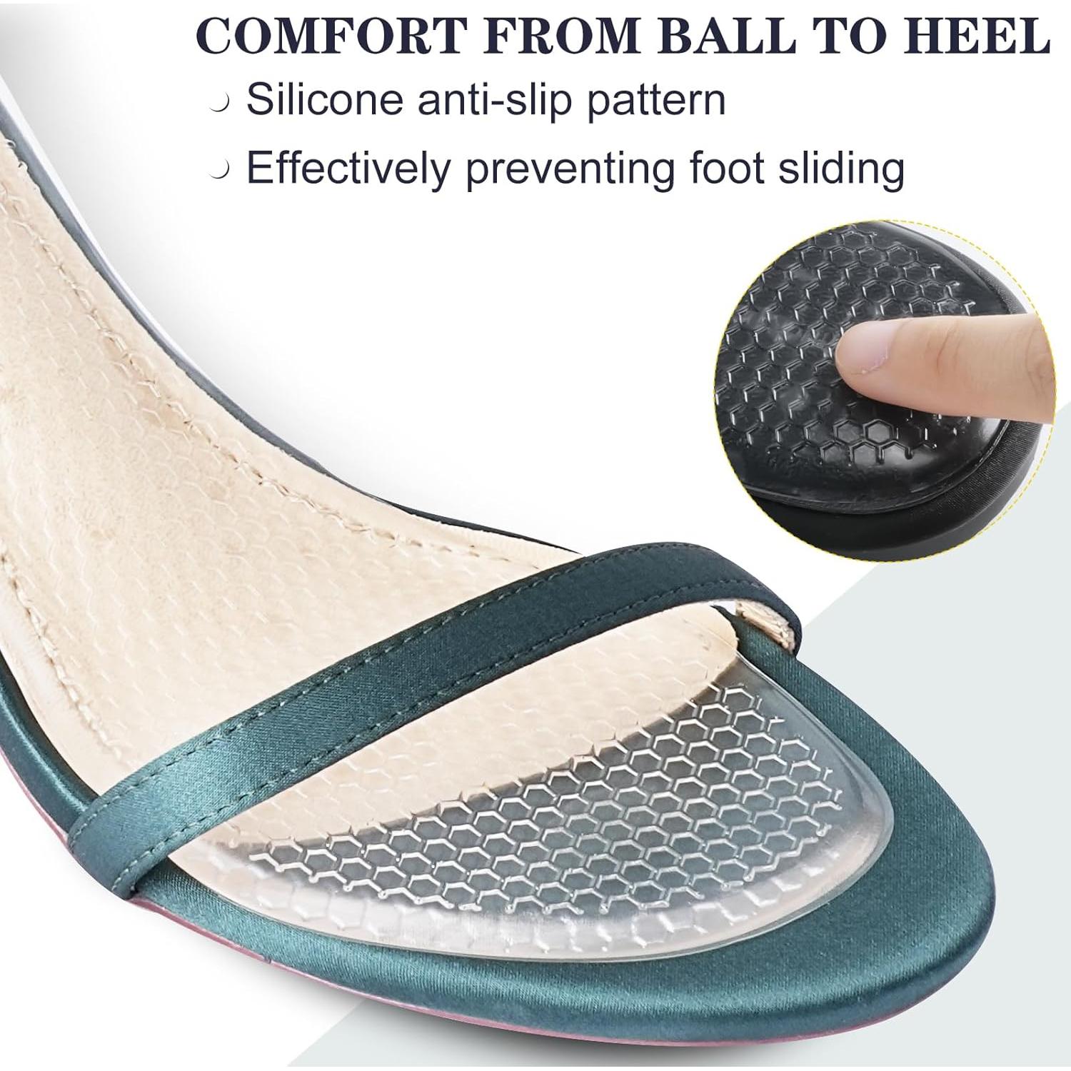 Inserciones de Gel Antideslizantes para Tacones Altos BTXYM - 2 Pares