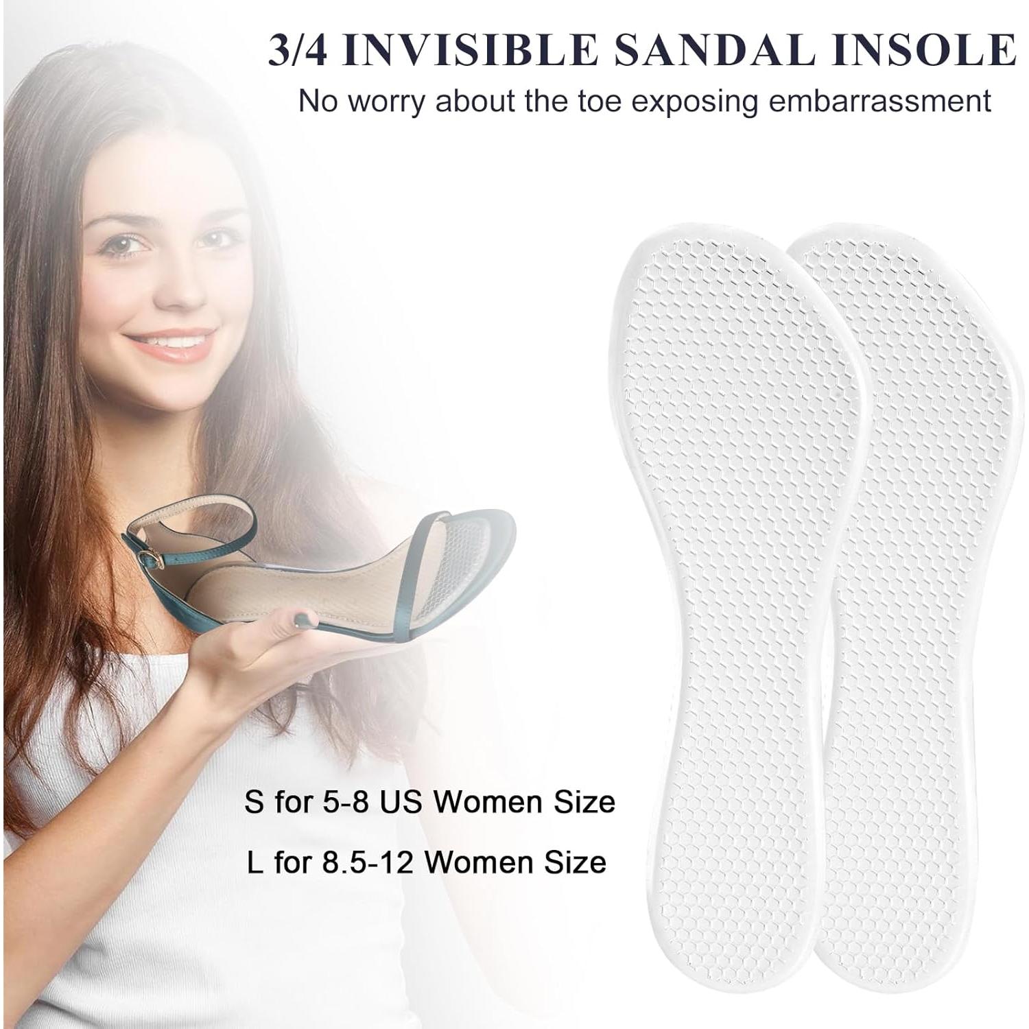 Inserciones de Gel Antideslizantes para Tacones Altos BTXYM - 2 Pares