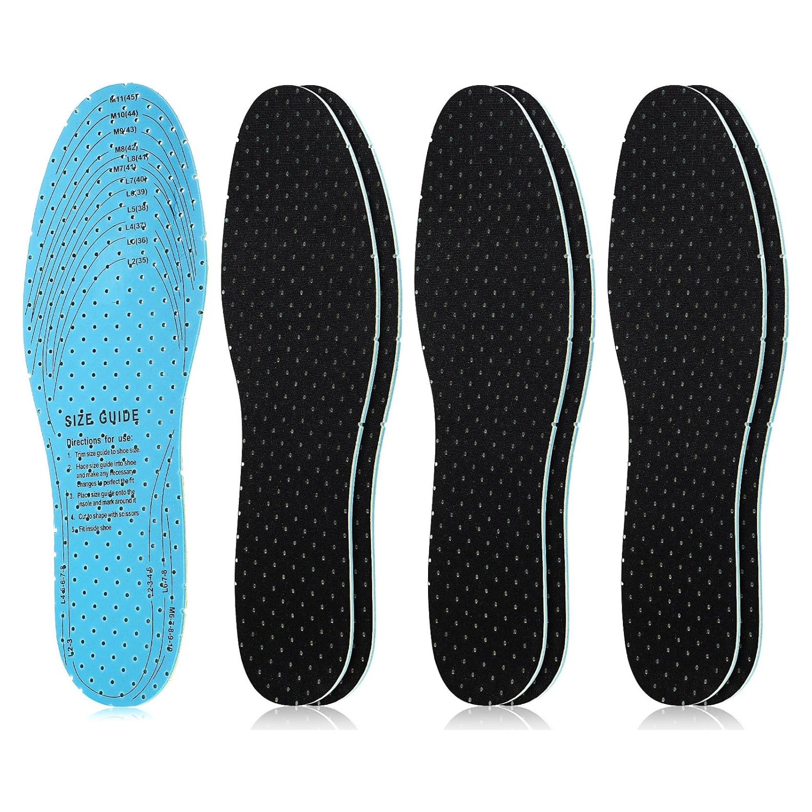 3 Pares de Plantillas Transpirables Sintege de Láttex 29.2 cm