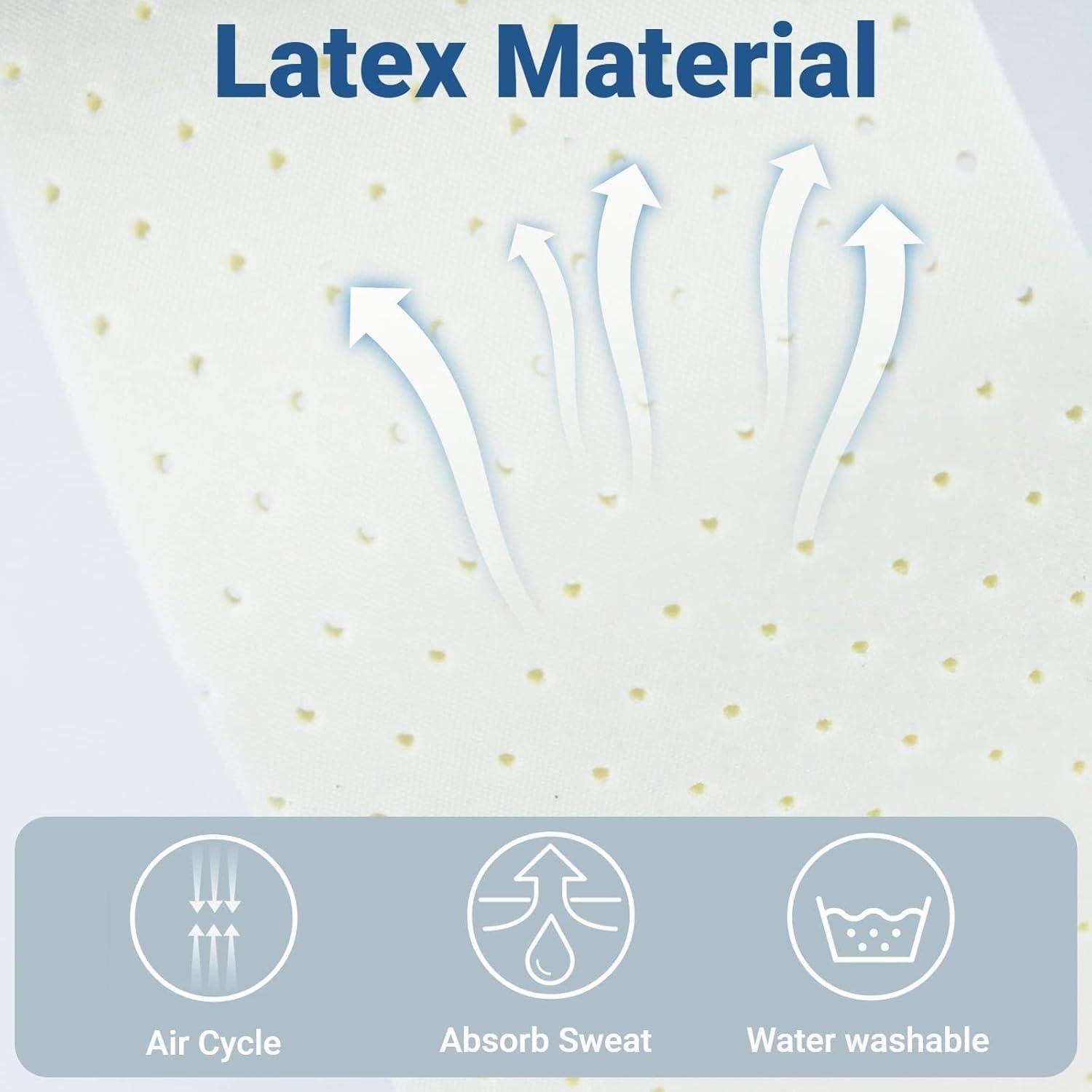 4 Pares de Plantillas Transpirables de Láttex REDANHA 35-45