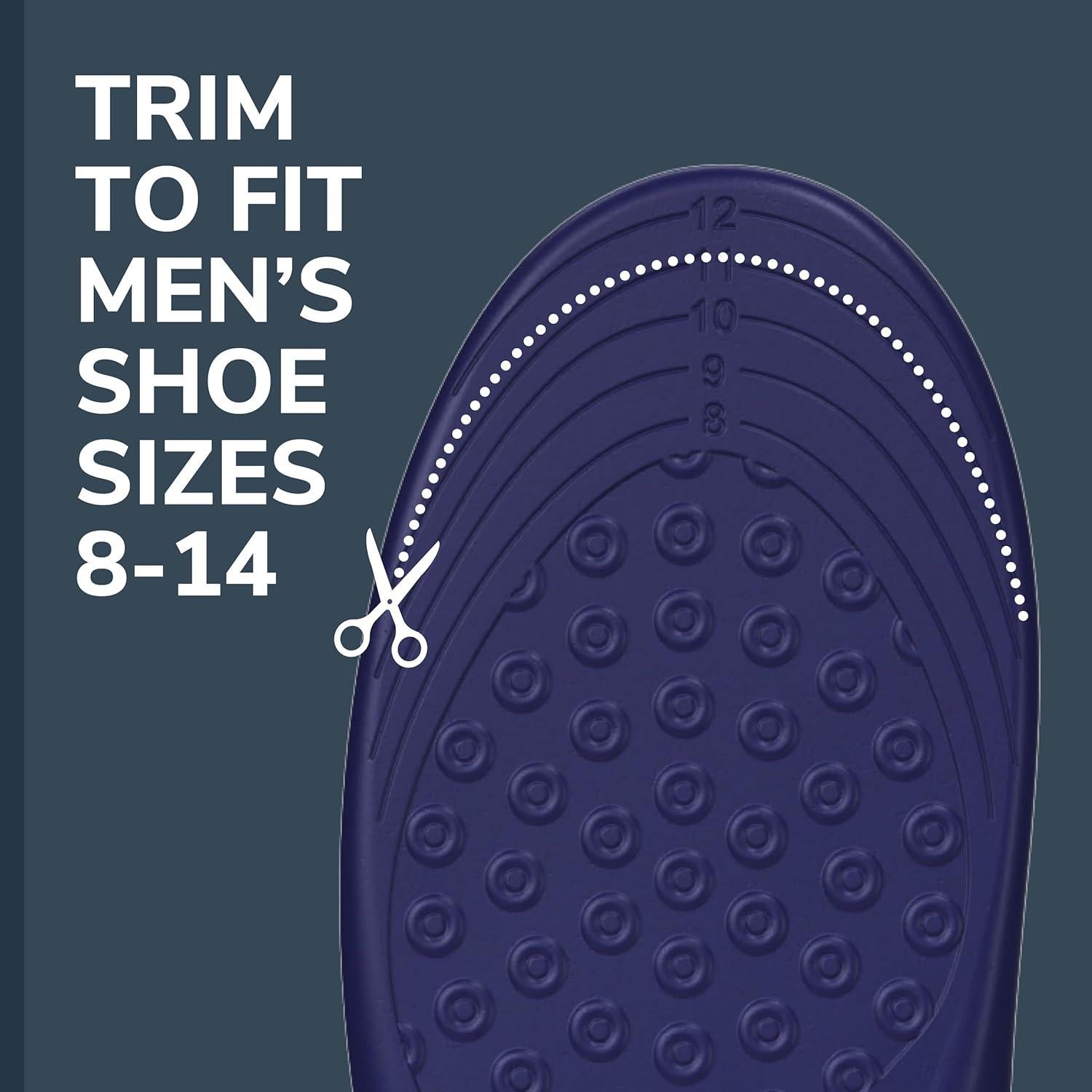 Plantillas ortopédicas Dr. Scholl para hombres - Alivio fascitis plantar