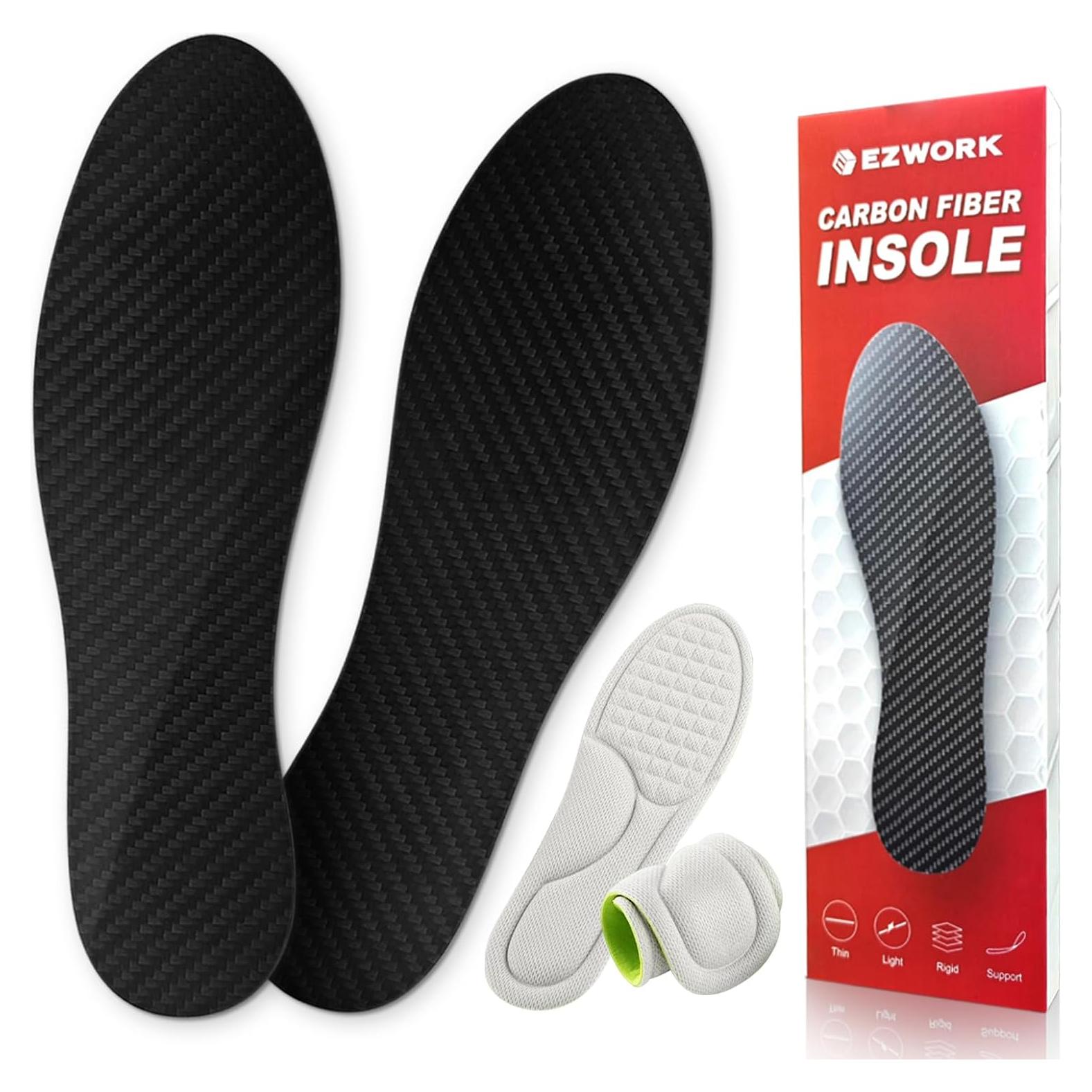 Plantillas de fibra de carbono EZWORK para dolor en pies - 1 par