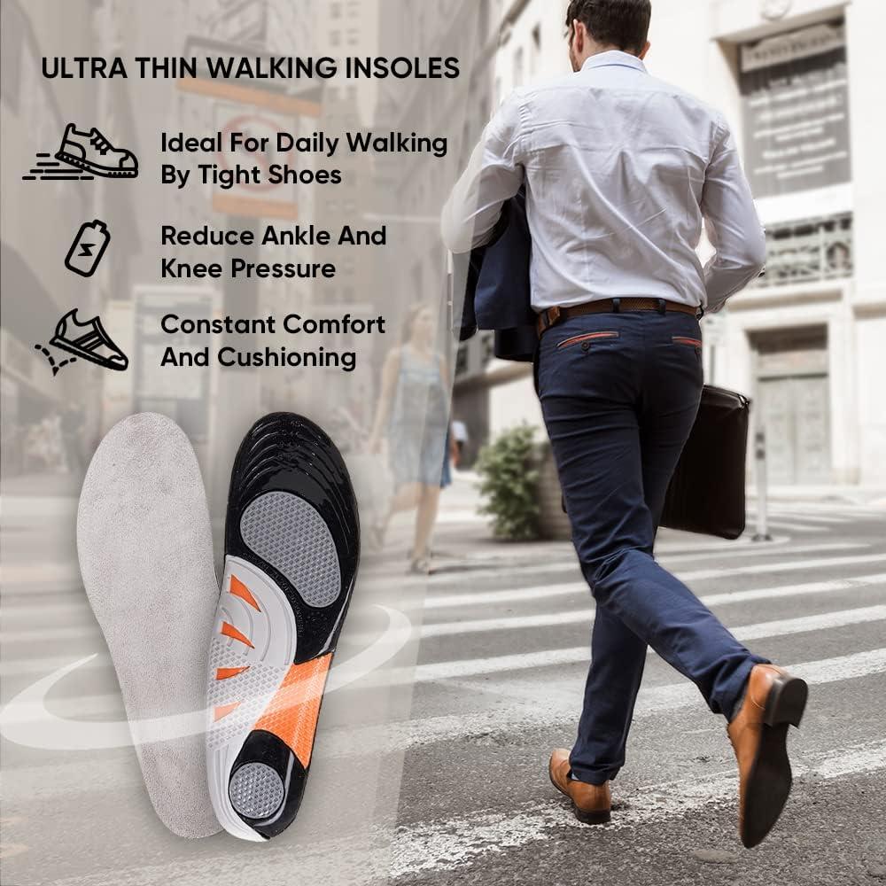 Plantillas de Gel Ultra Finas FOOTSECRET para Hombres 8-13